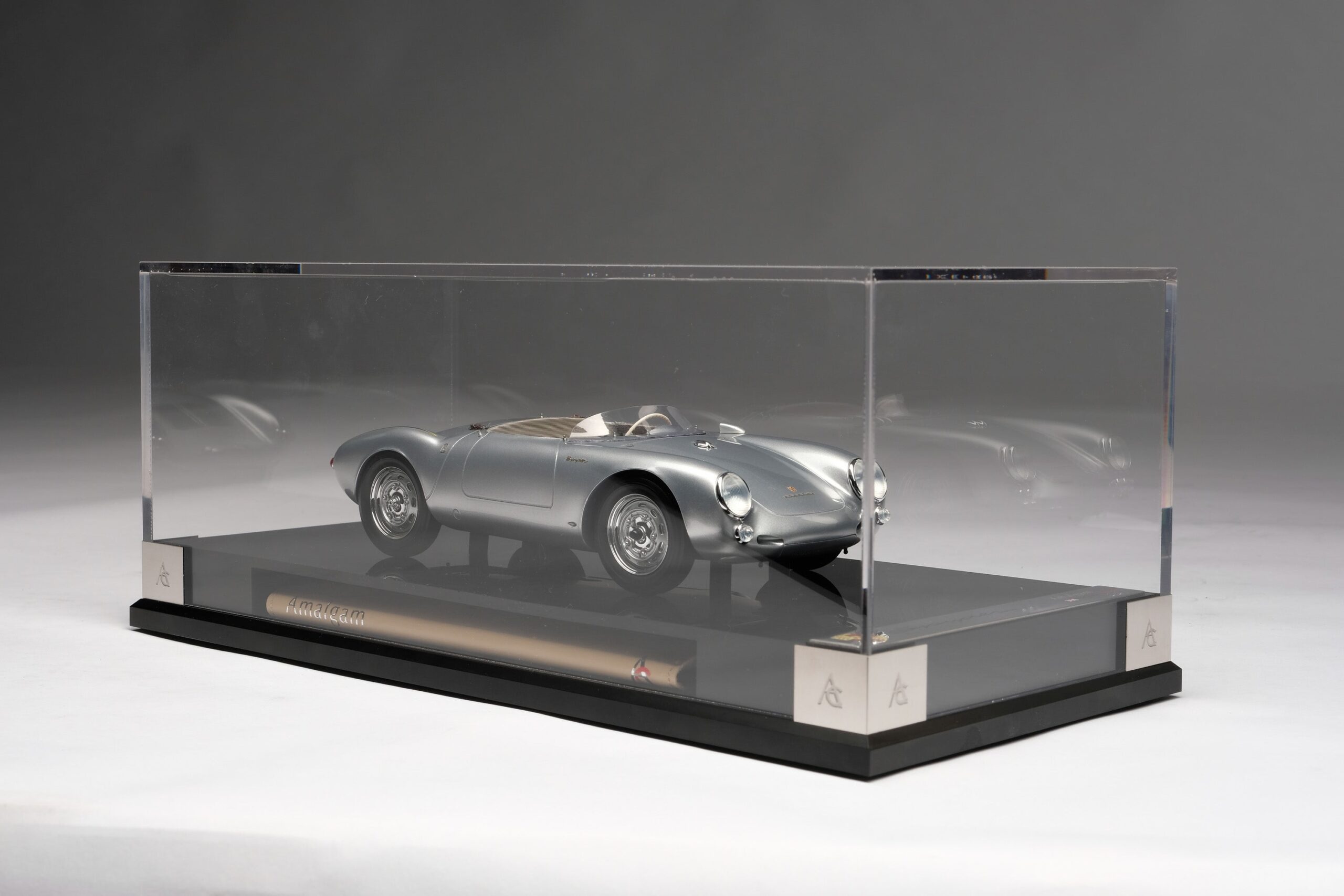 Amalgam Porsche 550 RS Spyder - Silber | 1:18 - Image 16
