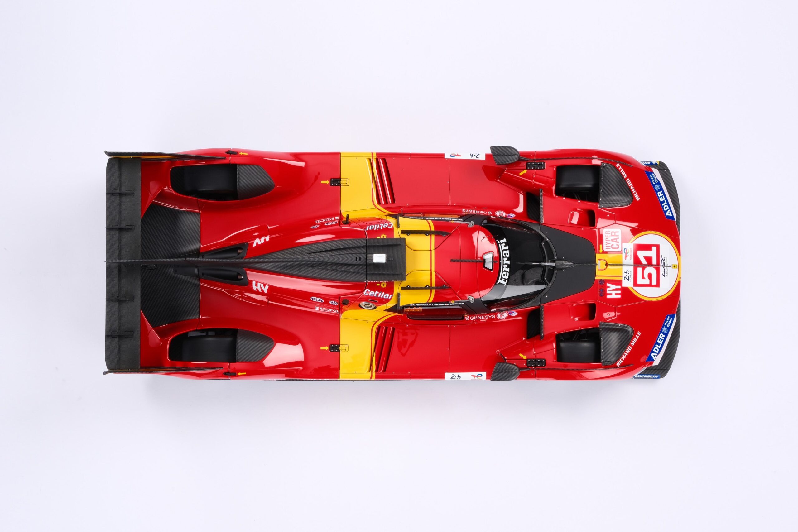 Amalgam Ferrari 499P 2023 Le Mans - Rot | 1:8 – Bild 25