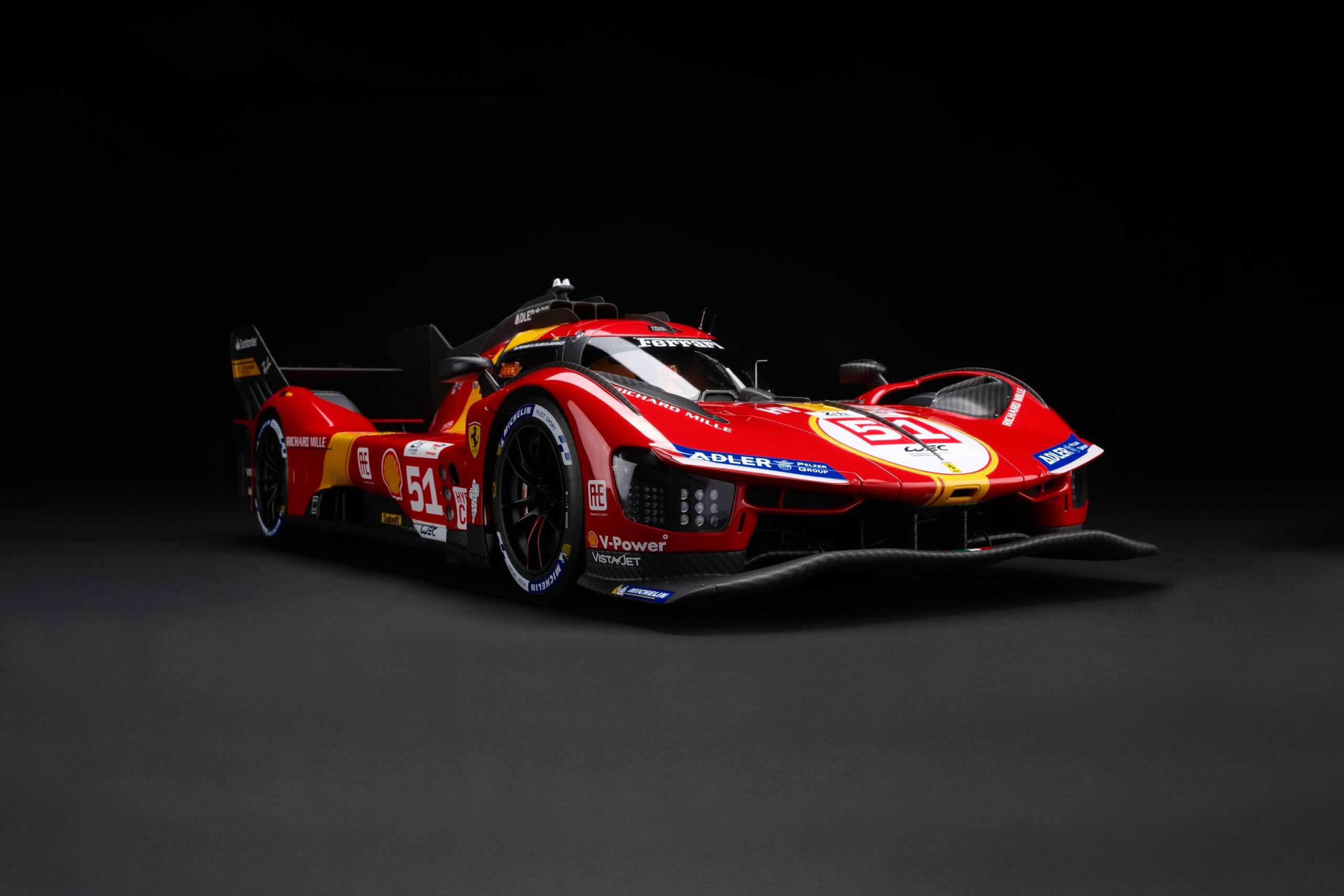 Amalgam Ferrari 499P 2023 Le Mans - Rot | 1:8 – Bild 2