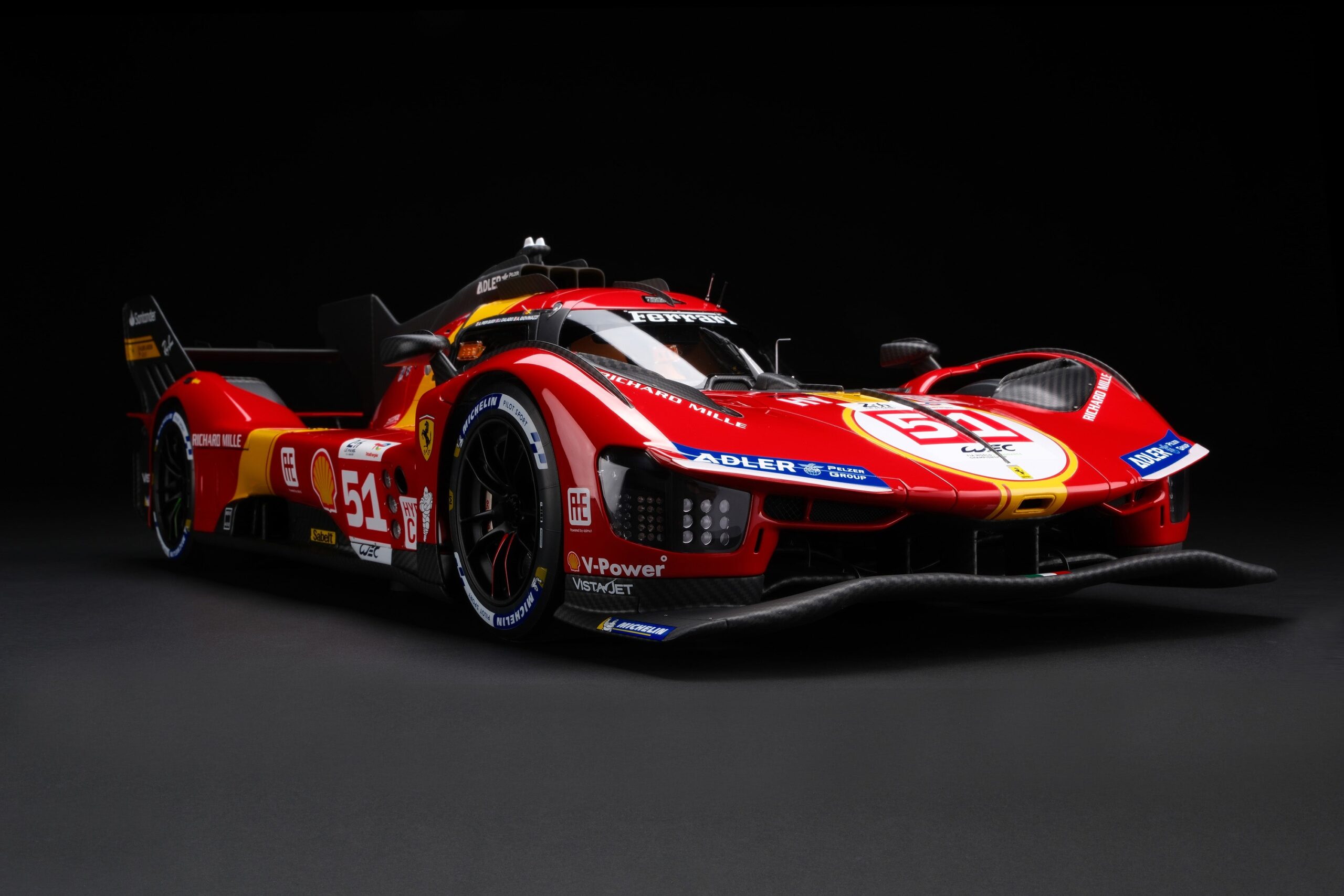Amalgam Ferrari 499P 2023 Le Mans - Rot | 1:8