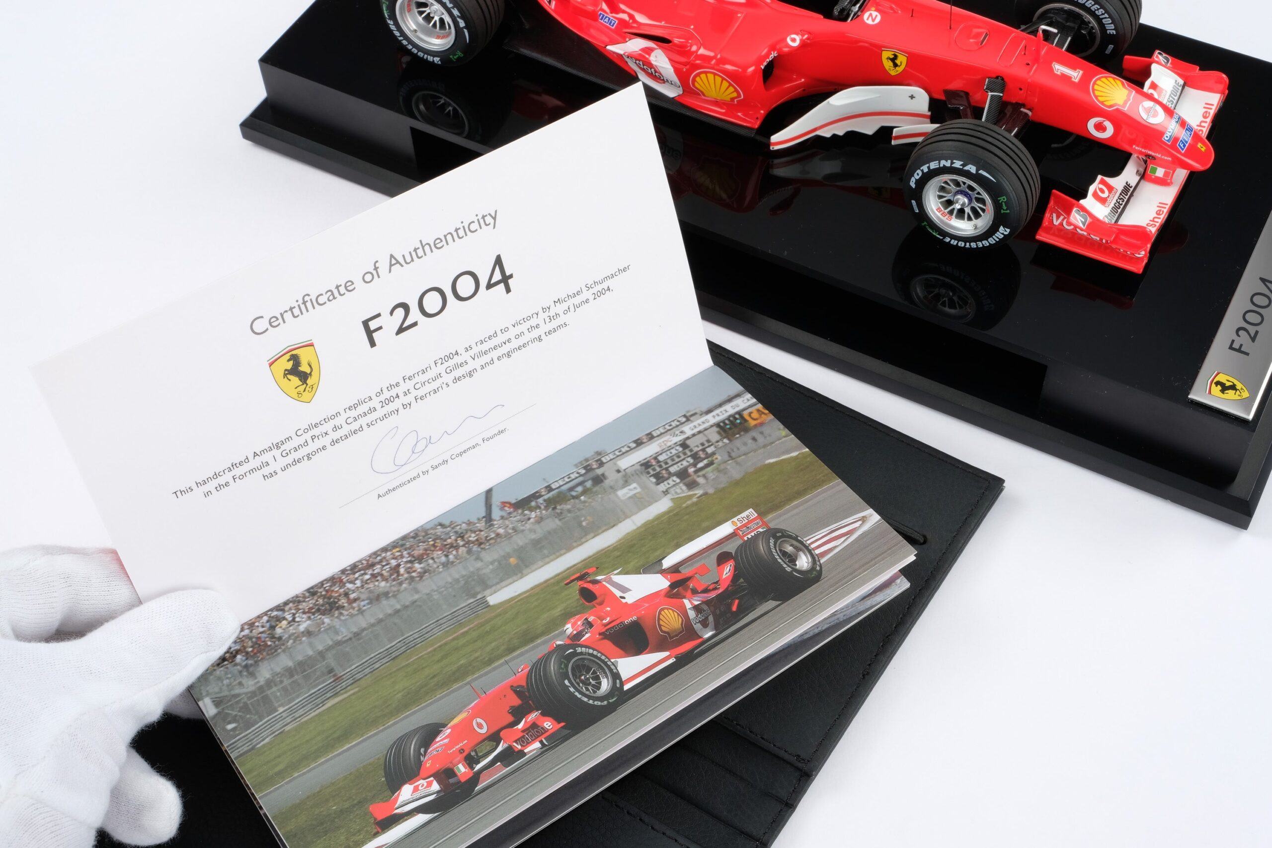 Amalgam Ferrari F2004 2004 Canadian Grand Prix - Schumacher - Rot | 1:18 – Bild 3