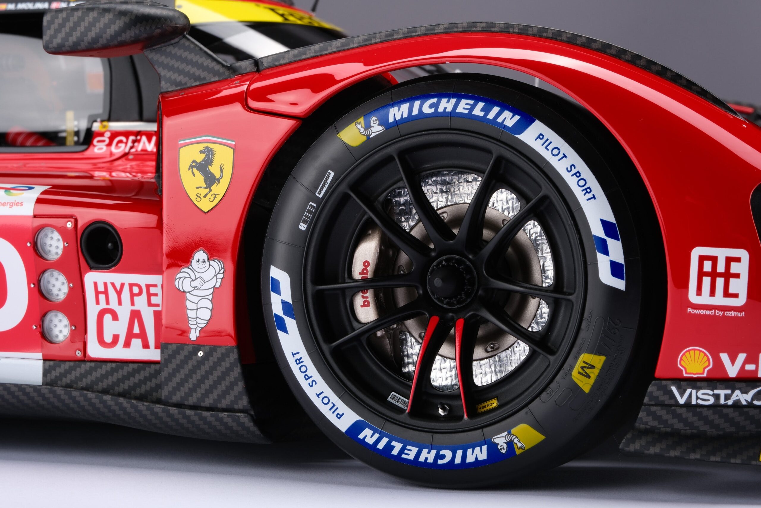 Amalgam Ferrari 499P 2023 Le Mans - Rot | 1:8 – Bild 43
