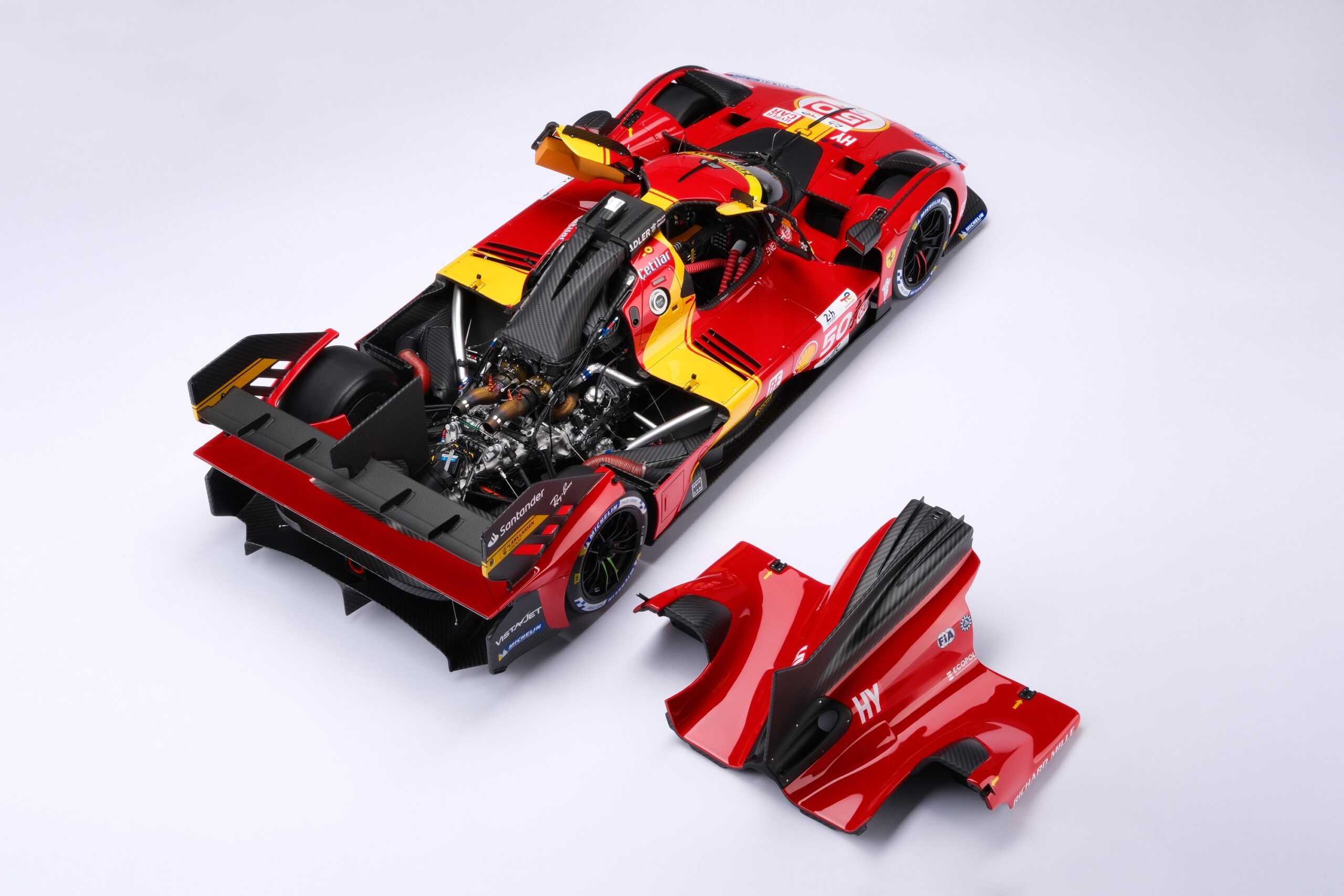 Amalgam Ferrari 499P 2023 Le Mans - Rot | 1:8 – Bild 36