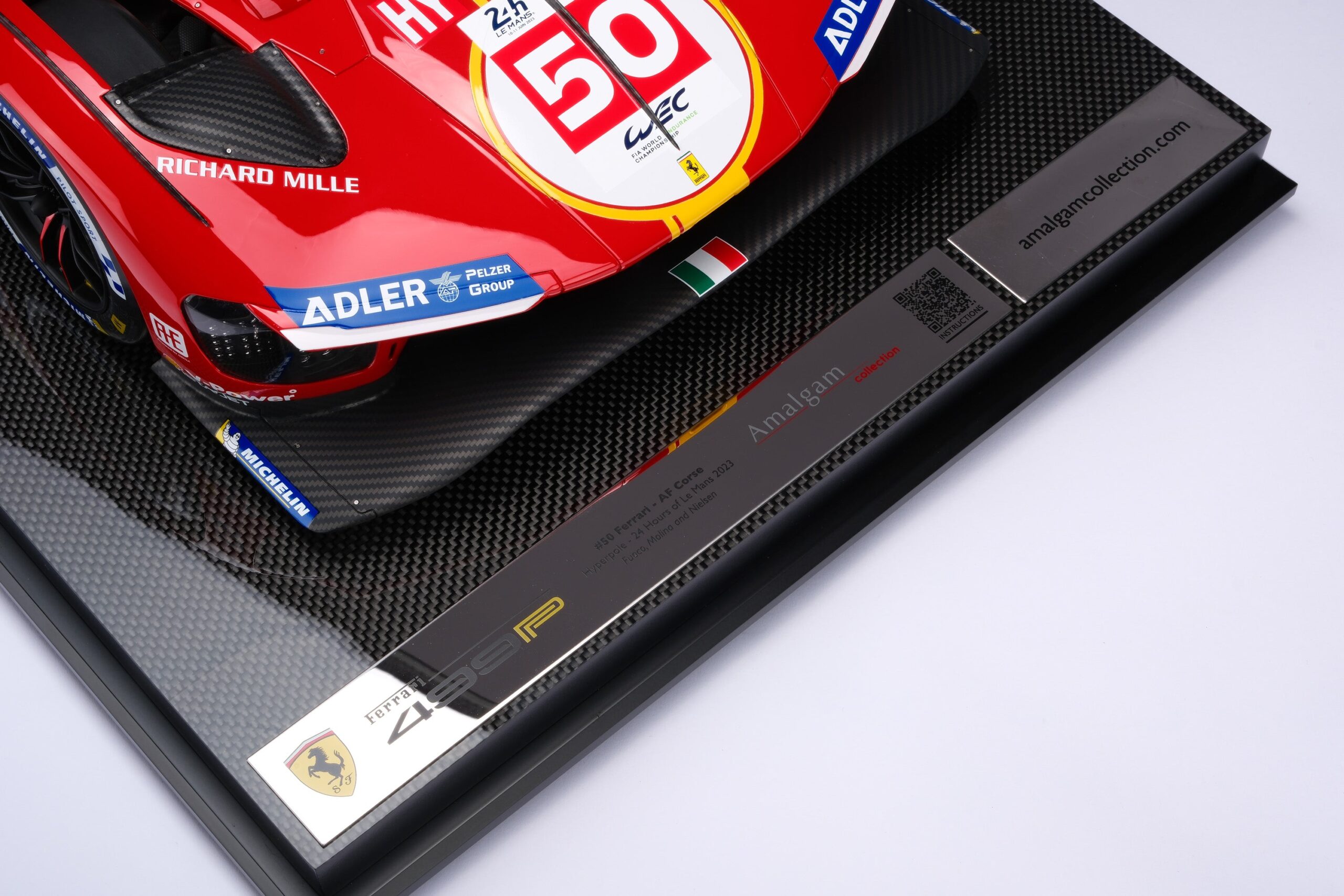 Amalgam Ferrari 499P 2023 Le Mans - Rot | 1:8 – Bild 41