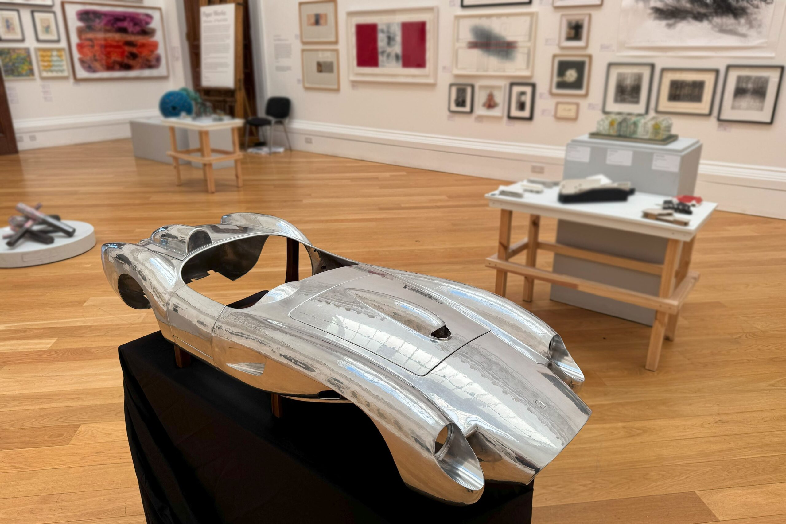 Amalgam Ferrari 250 TR Pontoon Fender Aluminium Body Replica - Aluminium | 1:4 - Imagen 4