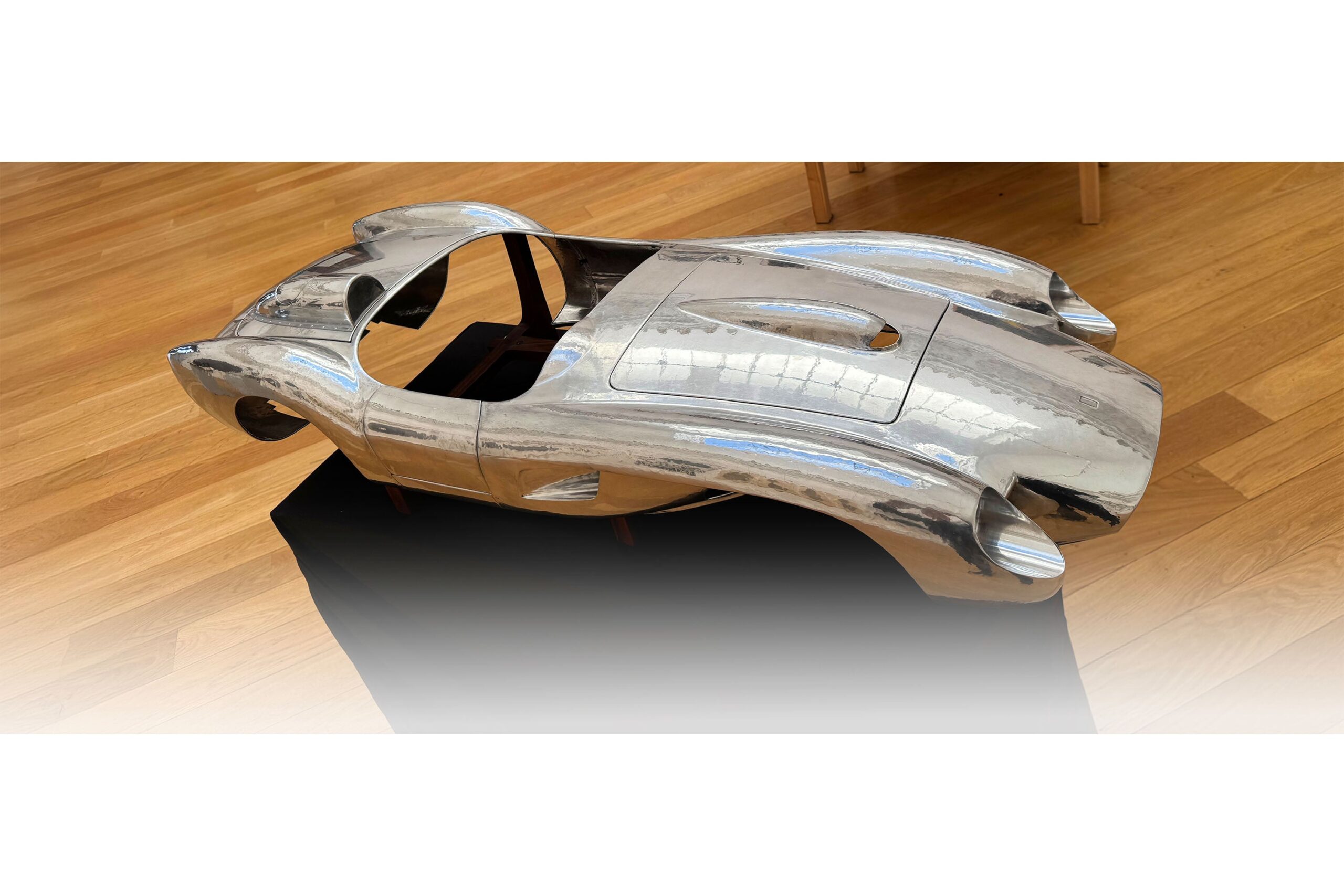 Amalgam Ferrari 250 TR Pontoon Fender Aluminium Body Replica - Aluminium | 1:4 - Imagen 2