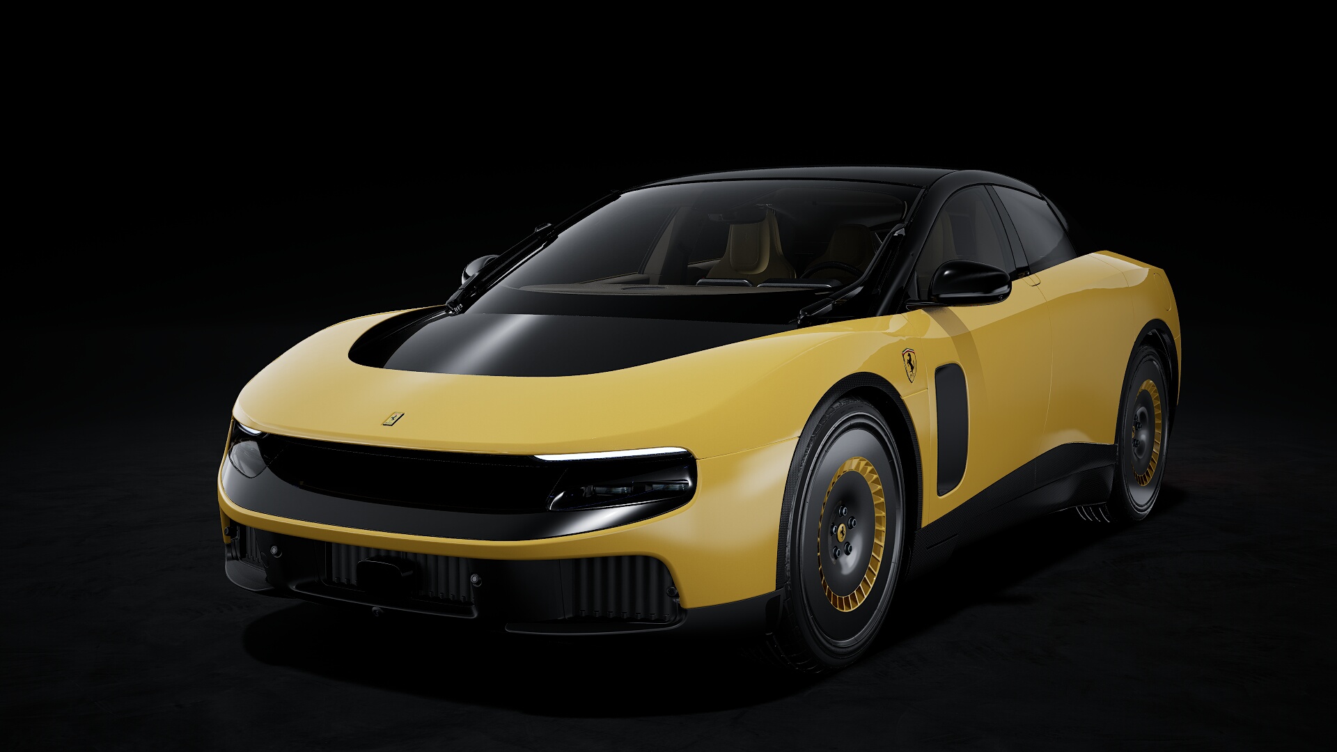 MR Collection Ferrari Luce - Light Yellow | 1:18
