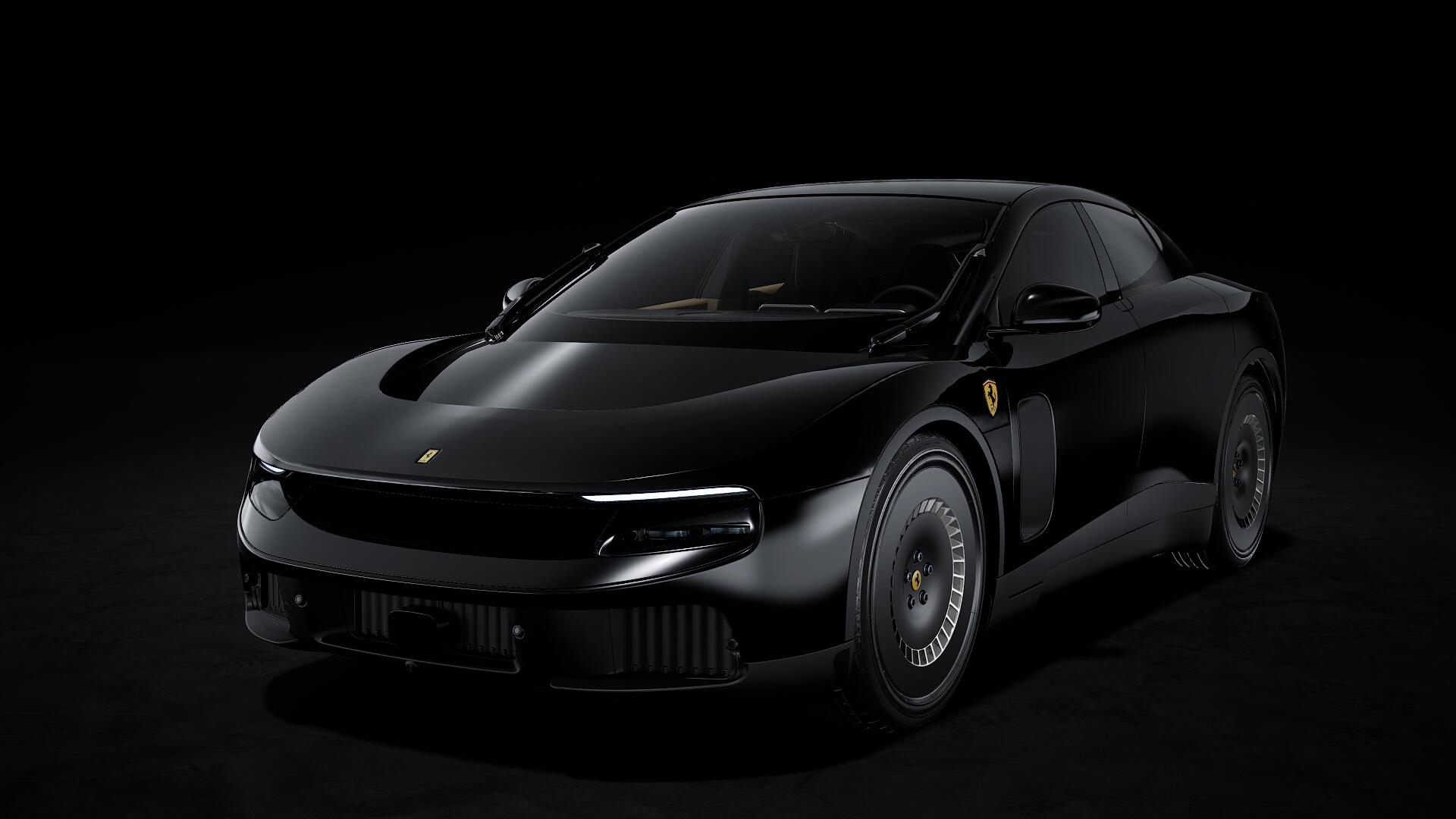 MR Collection Ferrari Luce - Piano Black | 1:18