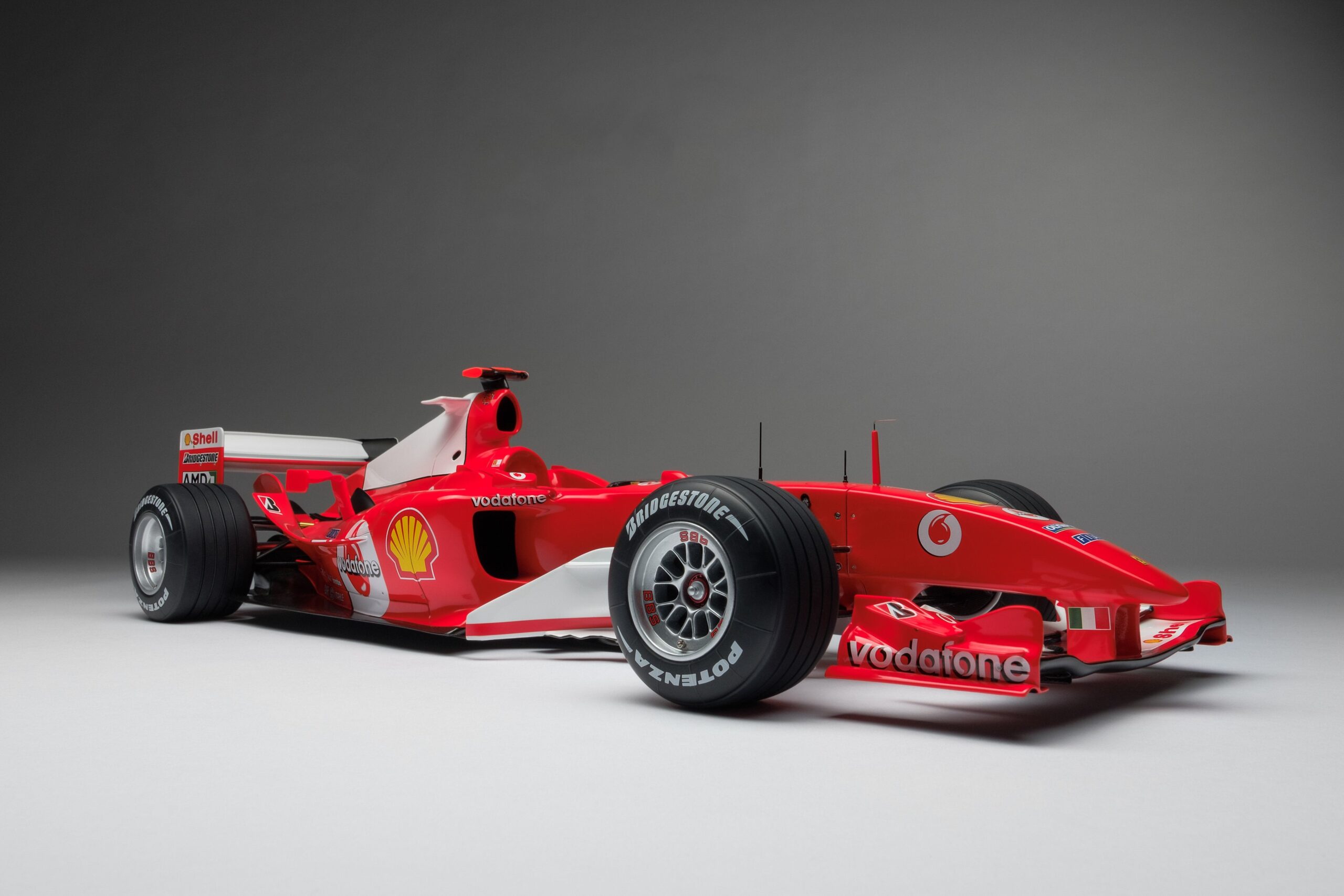 Amalgam Ferrari F2004 2004 San Marino Grand Prix (Michael Schumacher) - Rot | 1:8 – Bild 8