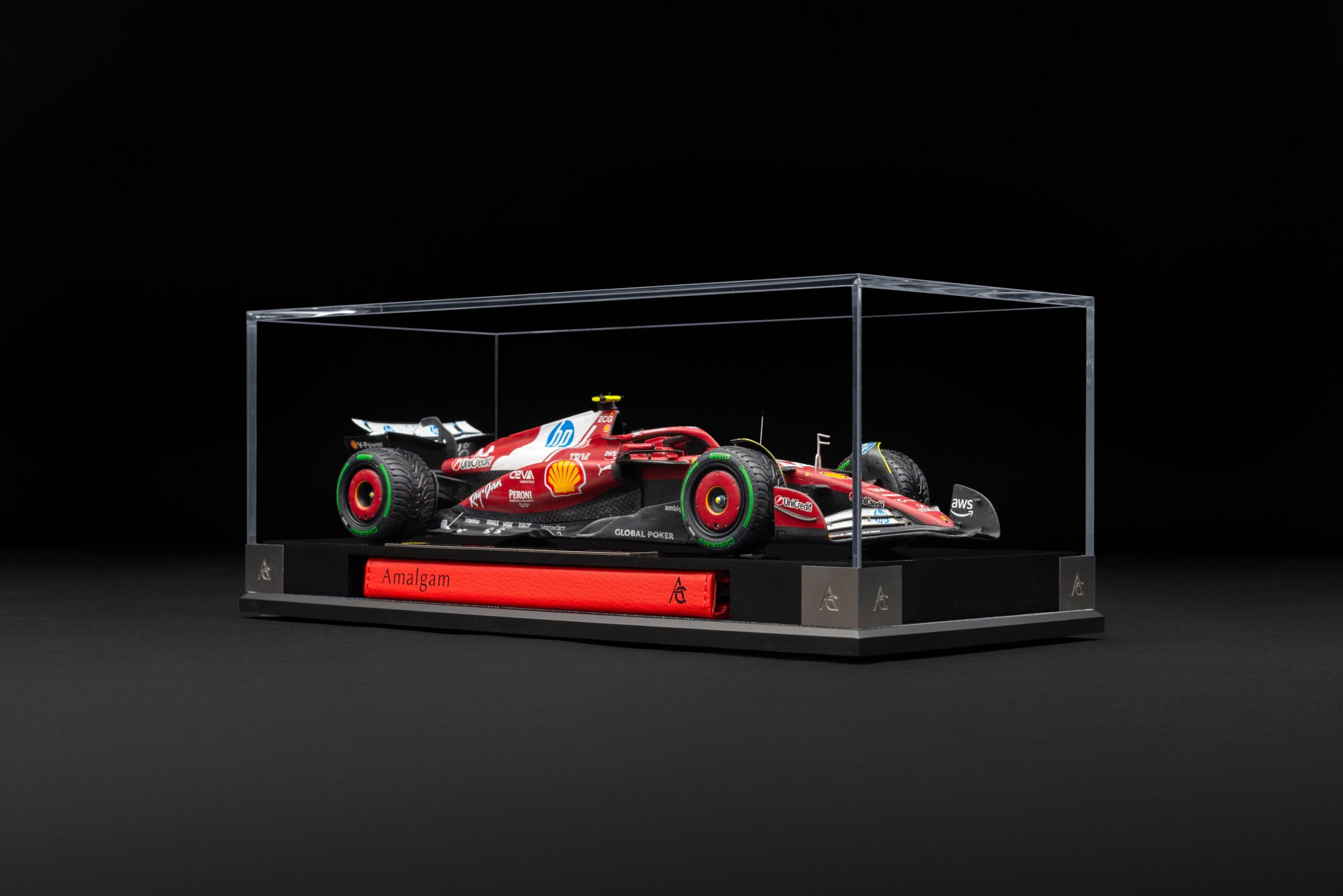 Amalgam Ferrari SF-25 Australian Grand Prix - Race Weathered - Lewis Hamilton - Rot | 1:18 – Bild 16