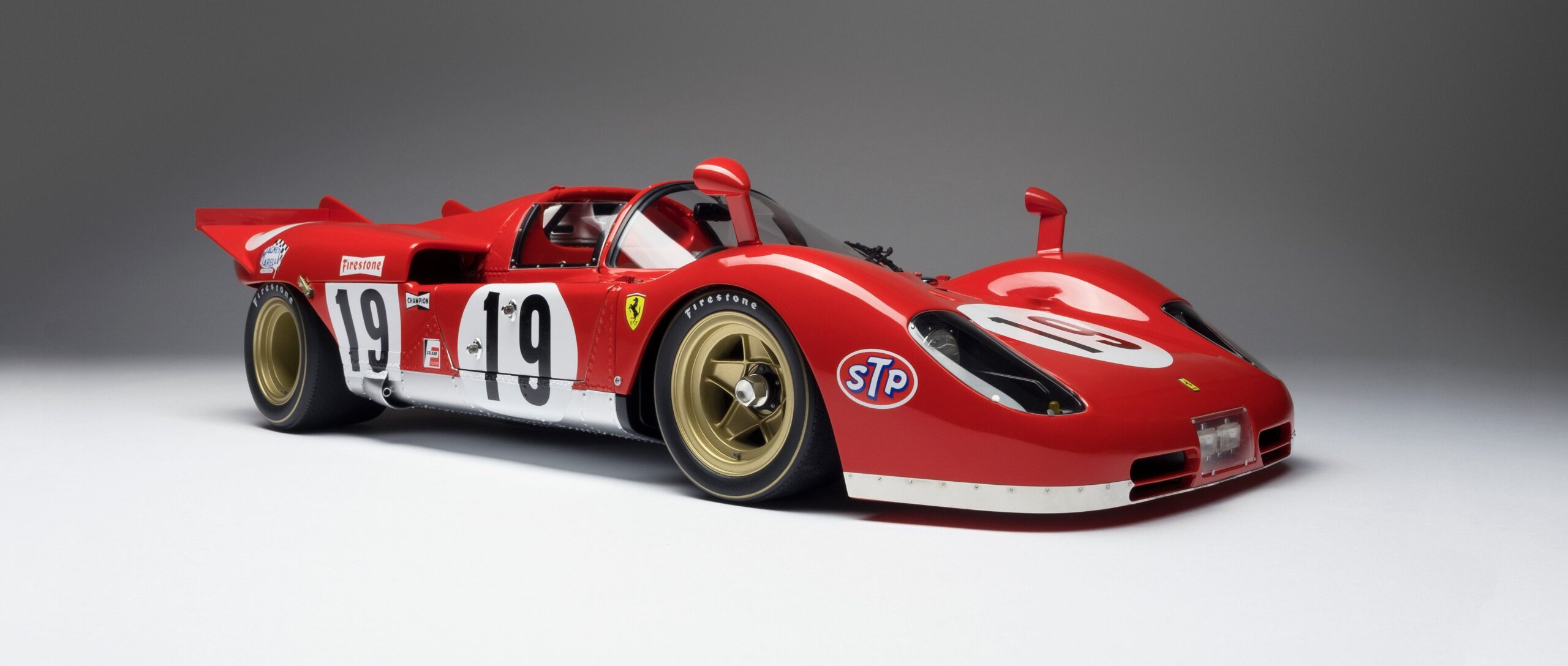 Amalgam Ferrari 512 S Spider 1970 Sebring - Rot | 1:8 - 画像2