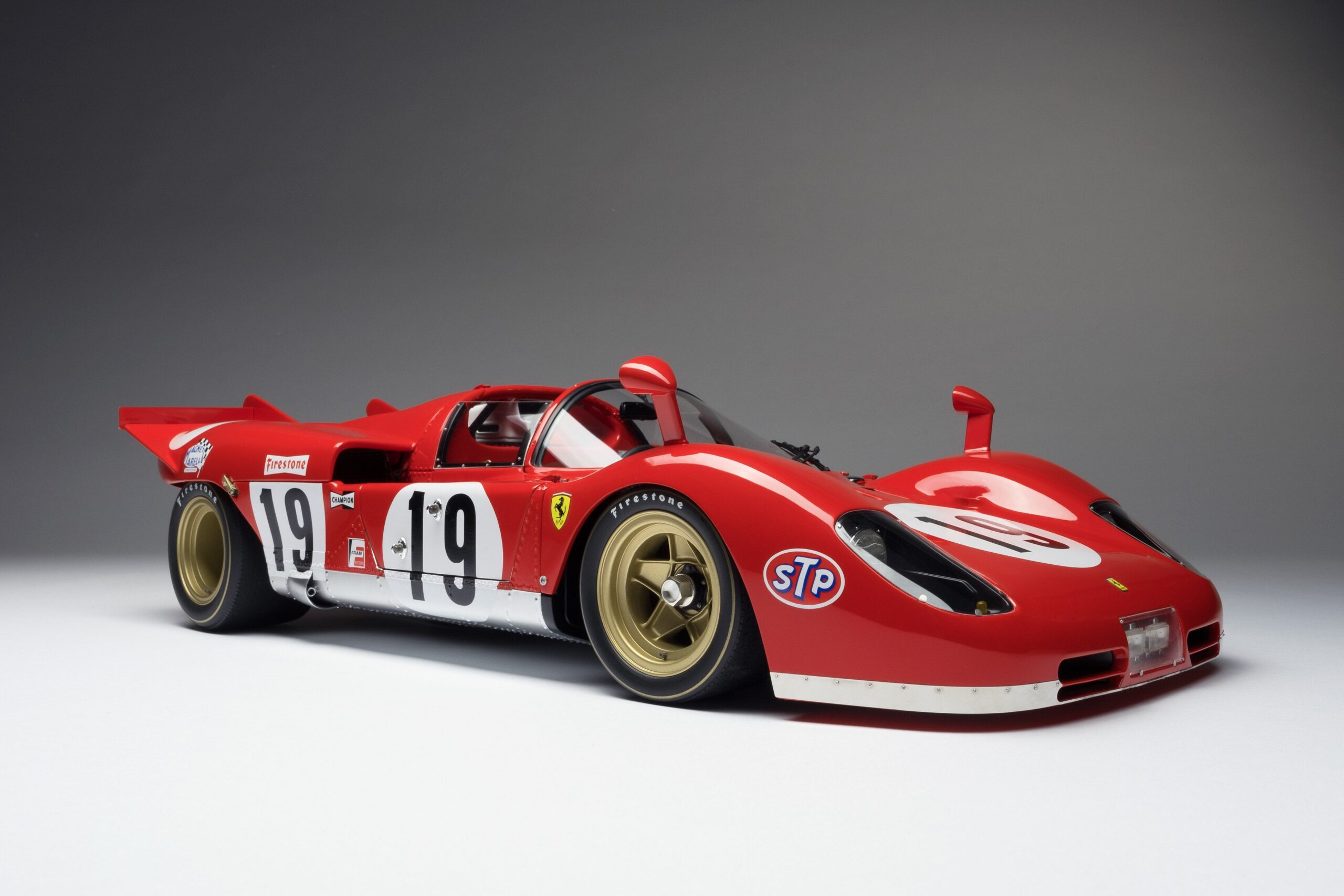 Amalgam Ferrari 512 S Spider 1970 Sebring - Rot | 1:8 - 画像8