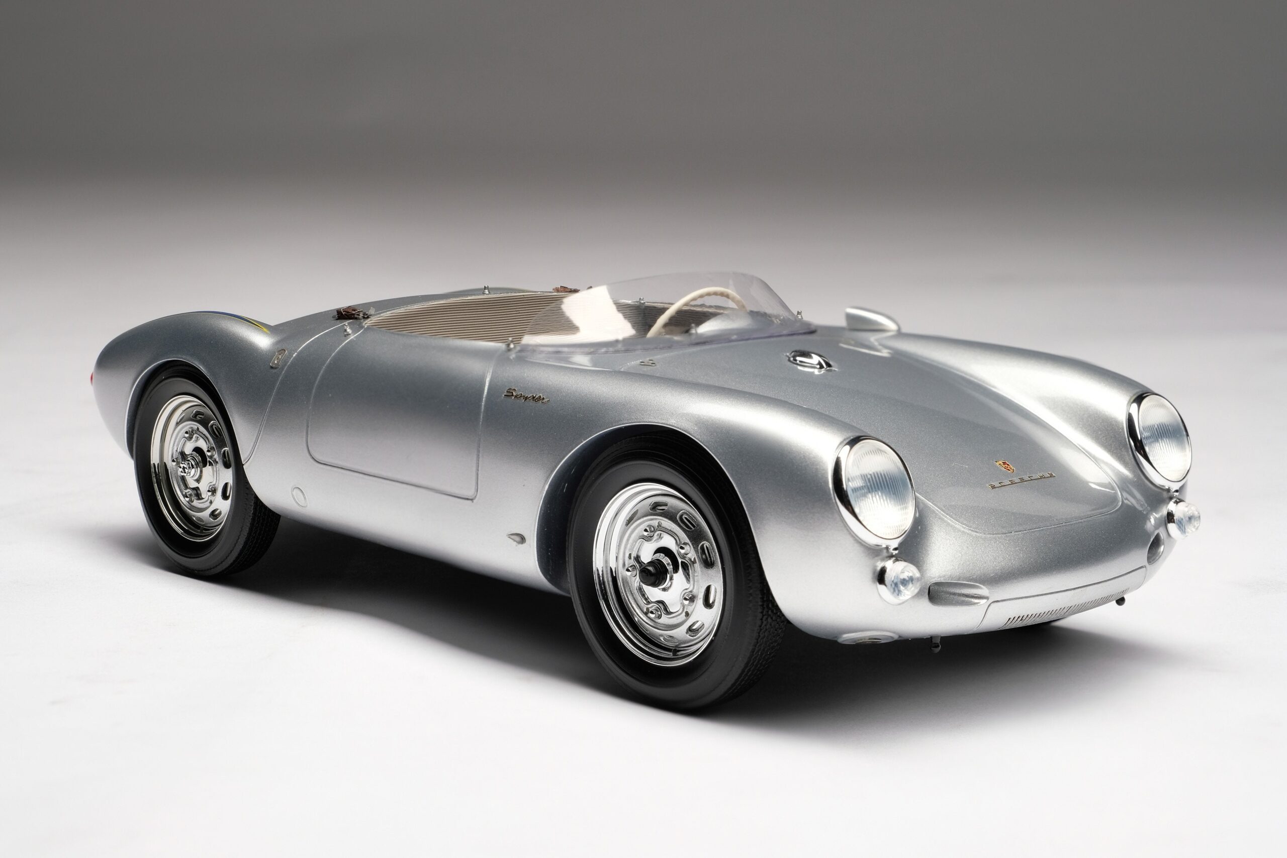 Amalgam Porsche 550 RS Spyder - Silber | 1:18 - Image 4