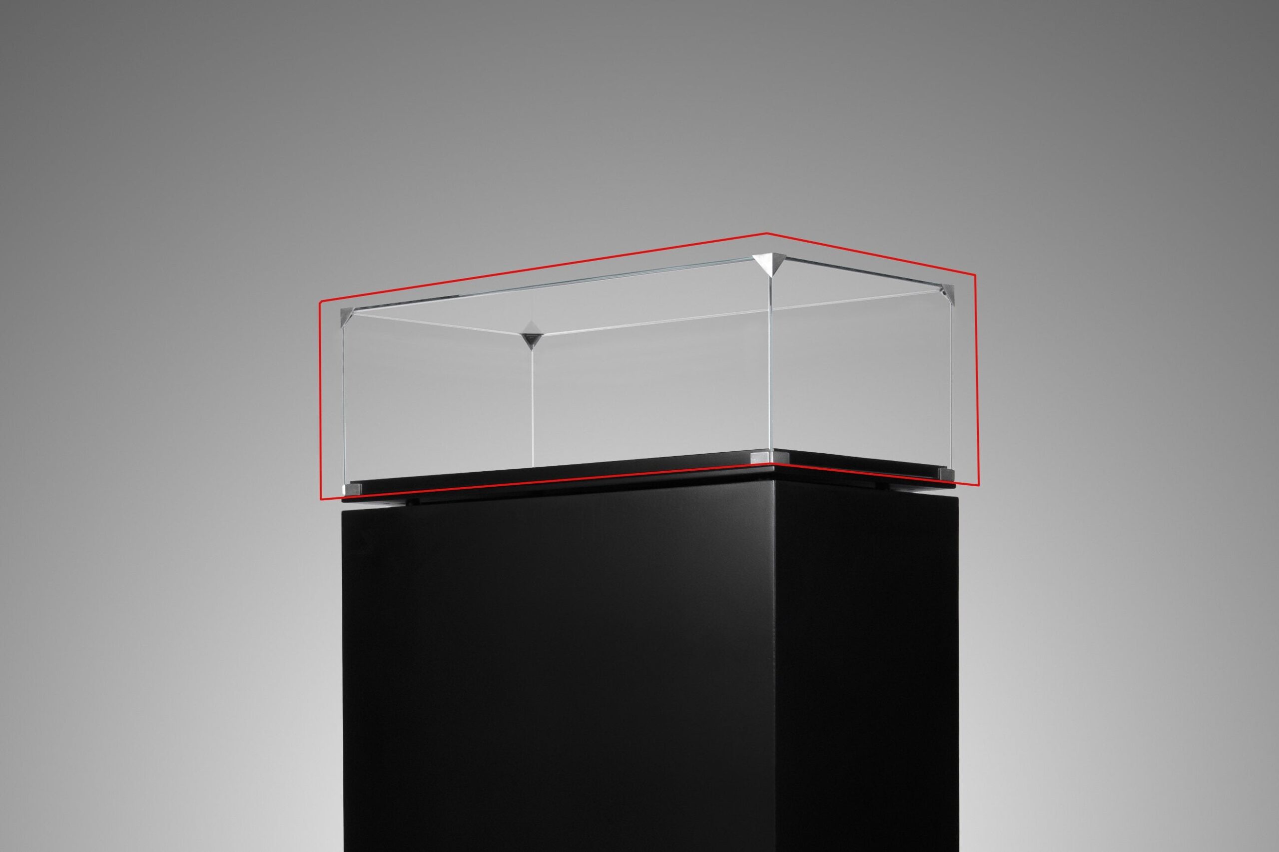 Cloche de vitrine en verre extra haute Amalgam, taille GT | 1:8