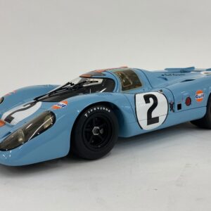 Amalgam Porsche 917K 1971 Daytona Winner - Hellblau / Orange | 1:8