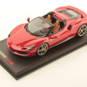 MR Collection Ferrari 296 GTS - ONE OFF New Rosso Corsa Metallic | 1:18