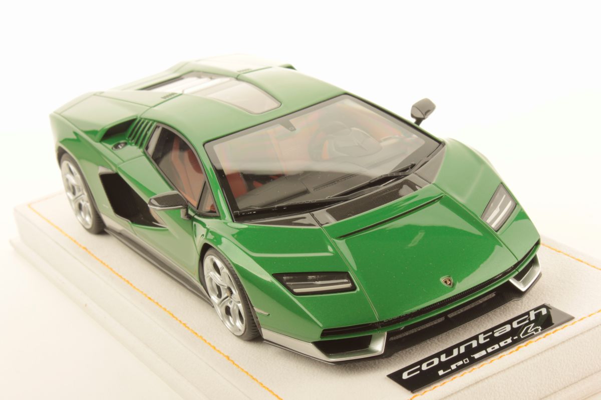 MR Collection Lamborghini Countach LPI 800-4 - Metallic Green | 1:18 – Bild 3