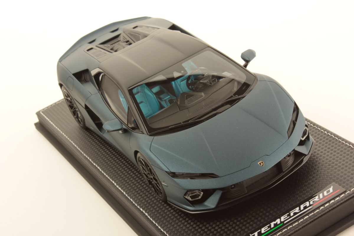MR Collection Lamborghini Temerario - ONE OFF Matte Blu Mehit | 1:18 – Bild 3