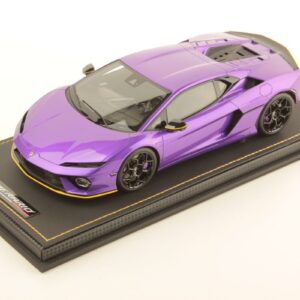 MR Collection Lamborghini Temerario - ONE OFF Viola Pasifae with Yellow Livery | 1:18