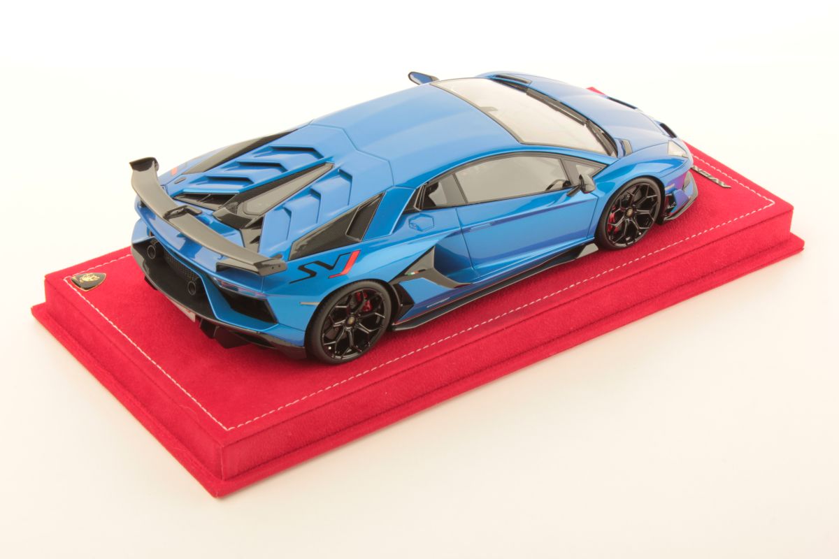 MR Collection Lamborghini Aventador SVJ - Blue Nethuns | 1:18 – Bild 2