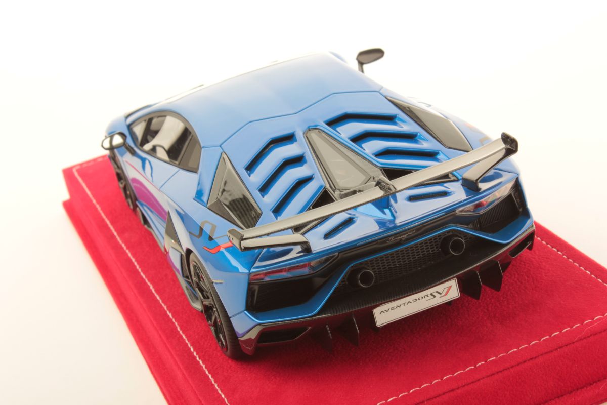 MR Collection Lamborghini Aventador SVJ - Blue Nethuns | 1:18 – Bild 4