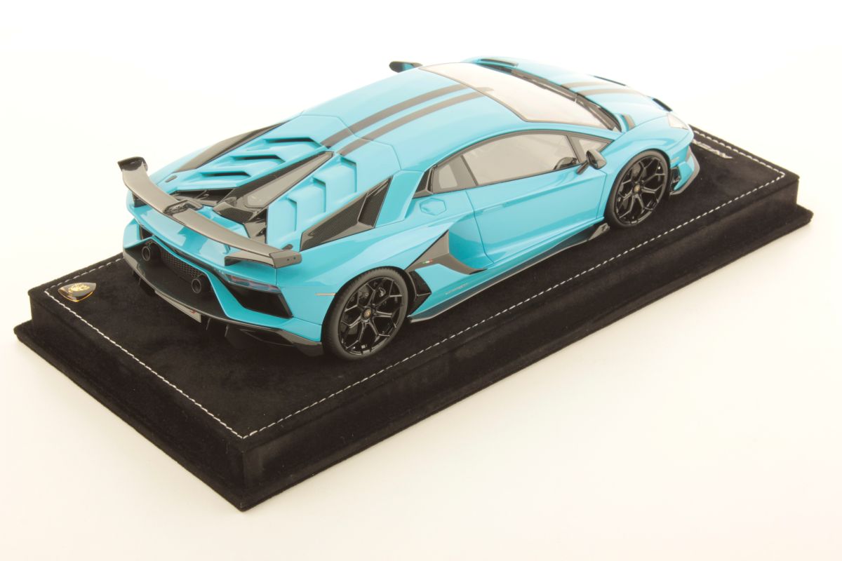 MR Collection Lamborghini Aventador SVJ - Blue Cepheus | 1:18 – Bild 2