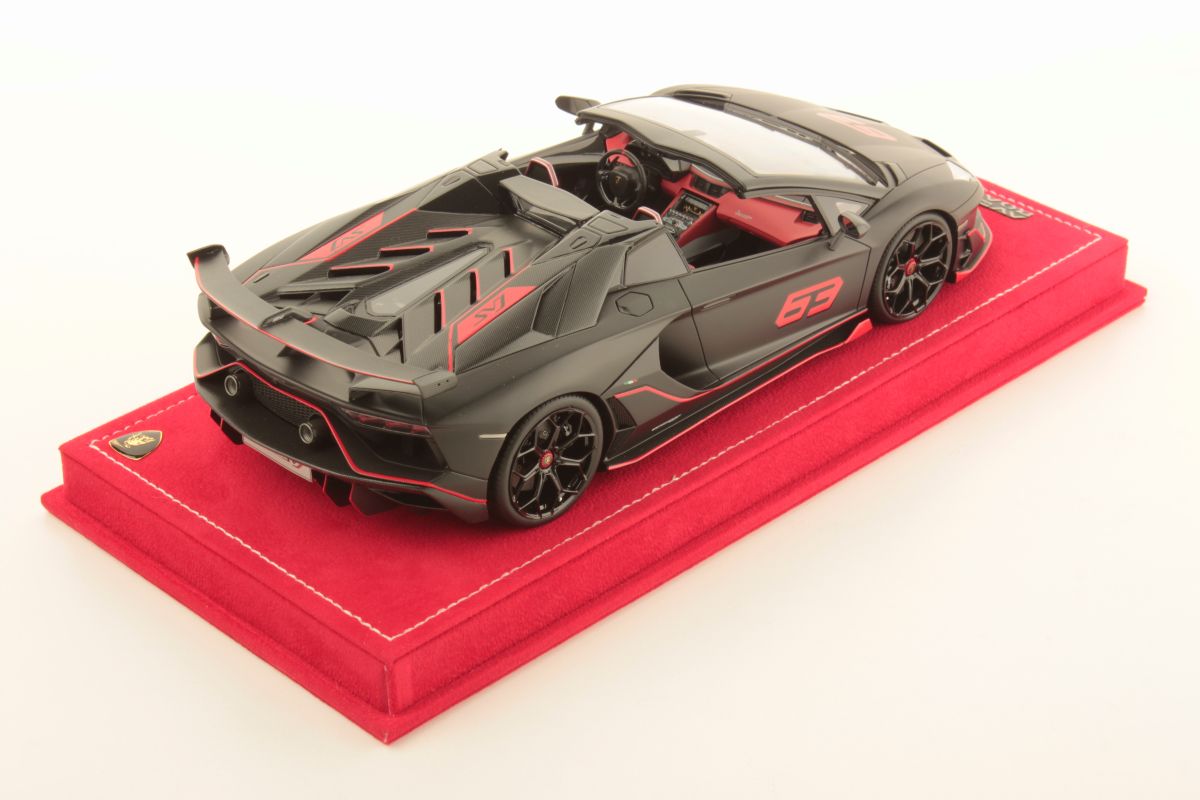 MR Collection Lamborghini Aventador SVJ Roadster - Nero Nemesis | 1:18 – Bild 2