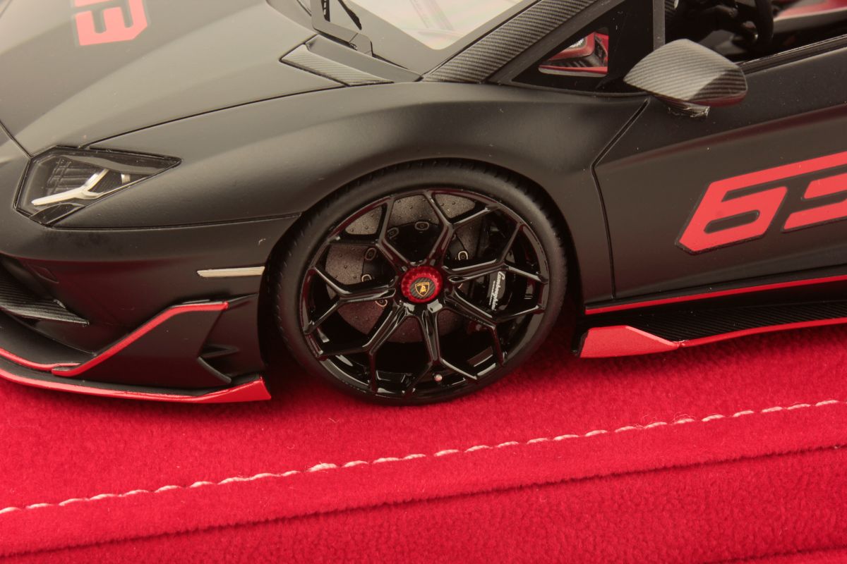 MR Collection Lamborghini Aventador SVJ Roadster - Nero Nemesis | 1:18 – Bild 5