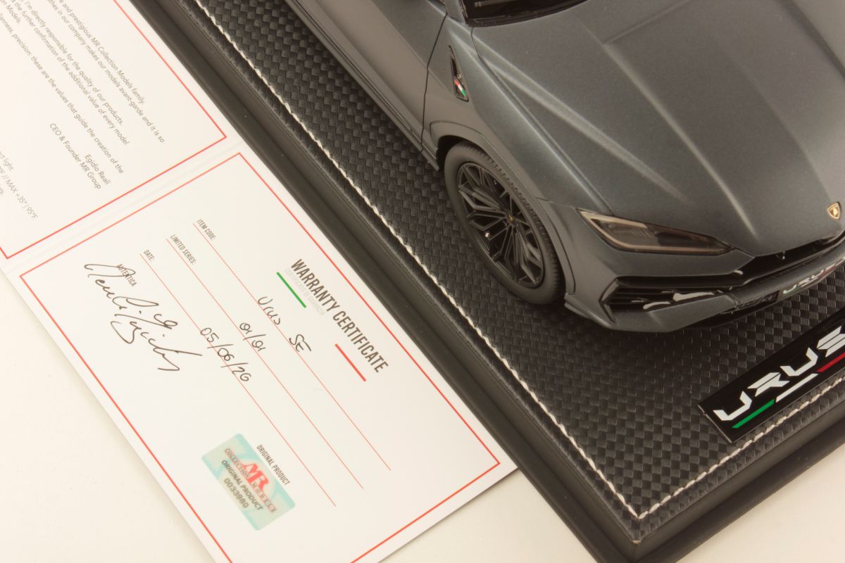 MR Collection Lamborghini Urus SE - ONE OFF Matte Crater Grey | 1:18 – Bild 7