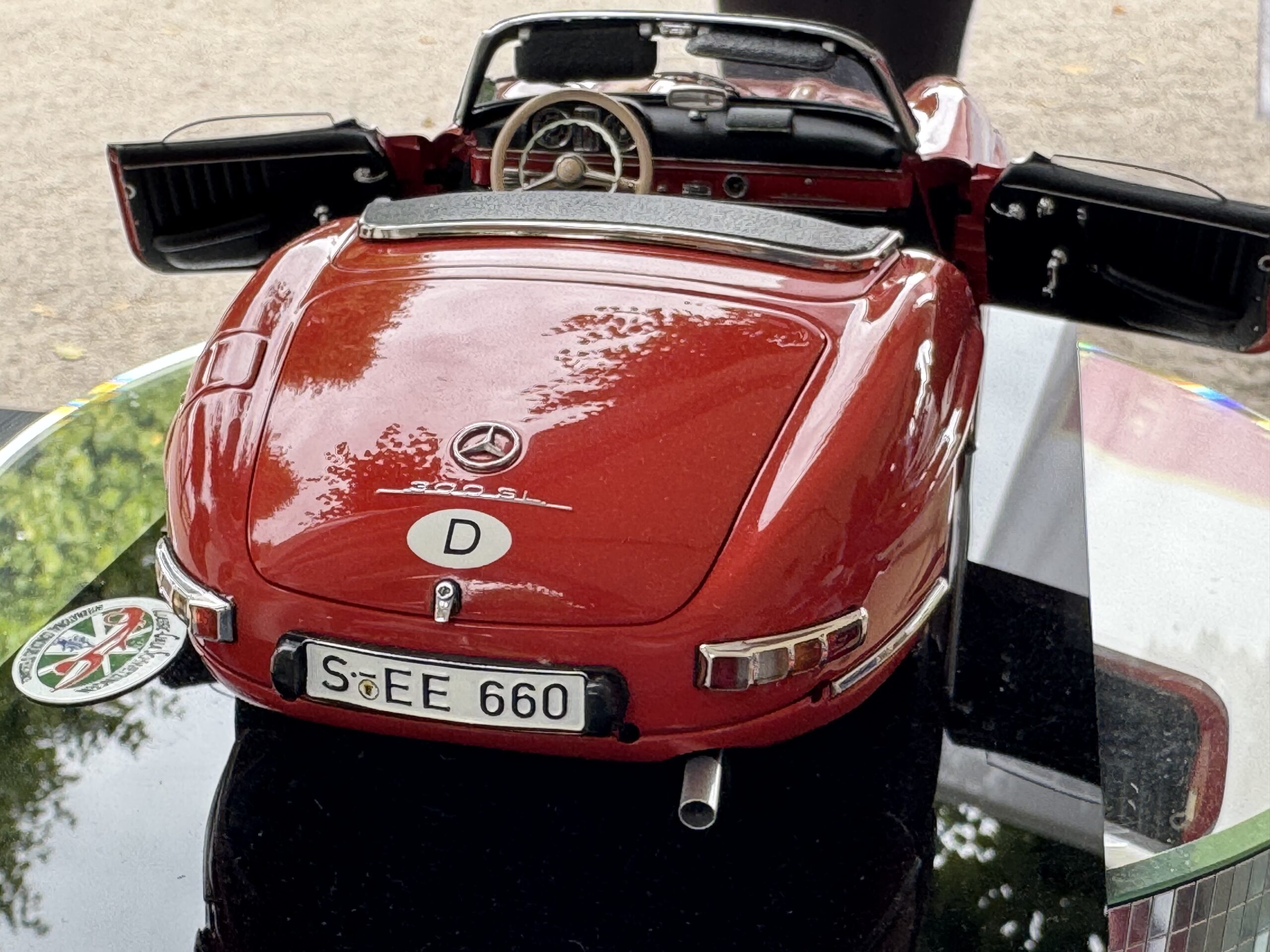 CMC Mercedes-Benz 300 SL Roadster, Rennvariante, CGS 2026, rot, #4 Limited Edition 300 Stück - Immagine 7