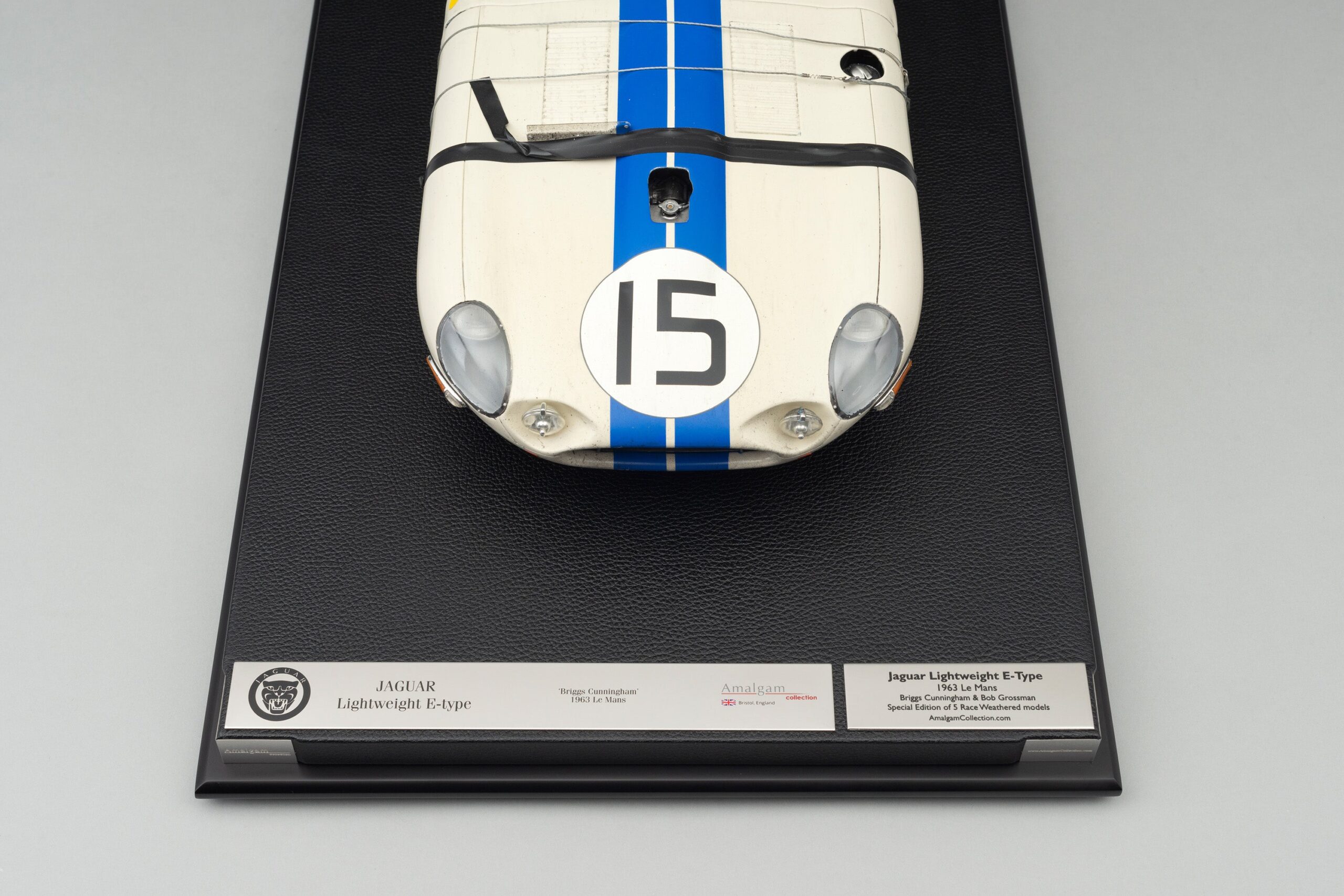 Amalgam Jaguar Lightweight E-type 1963 Le Mans Race Weathered | 1:8 – Bild 16