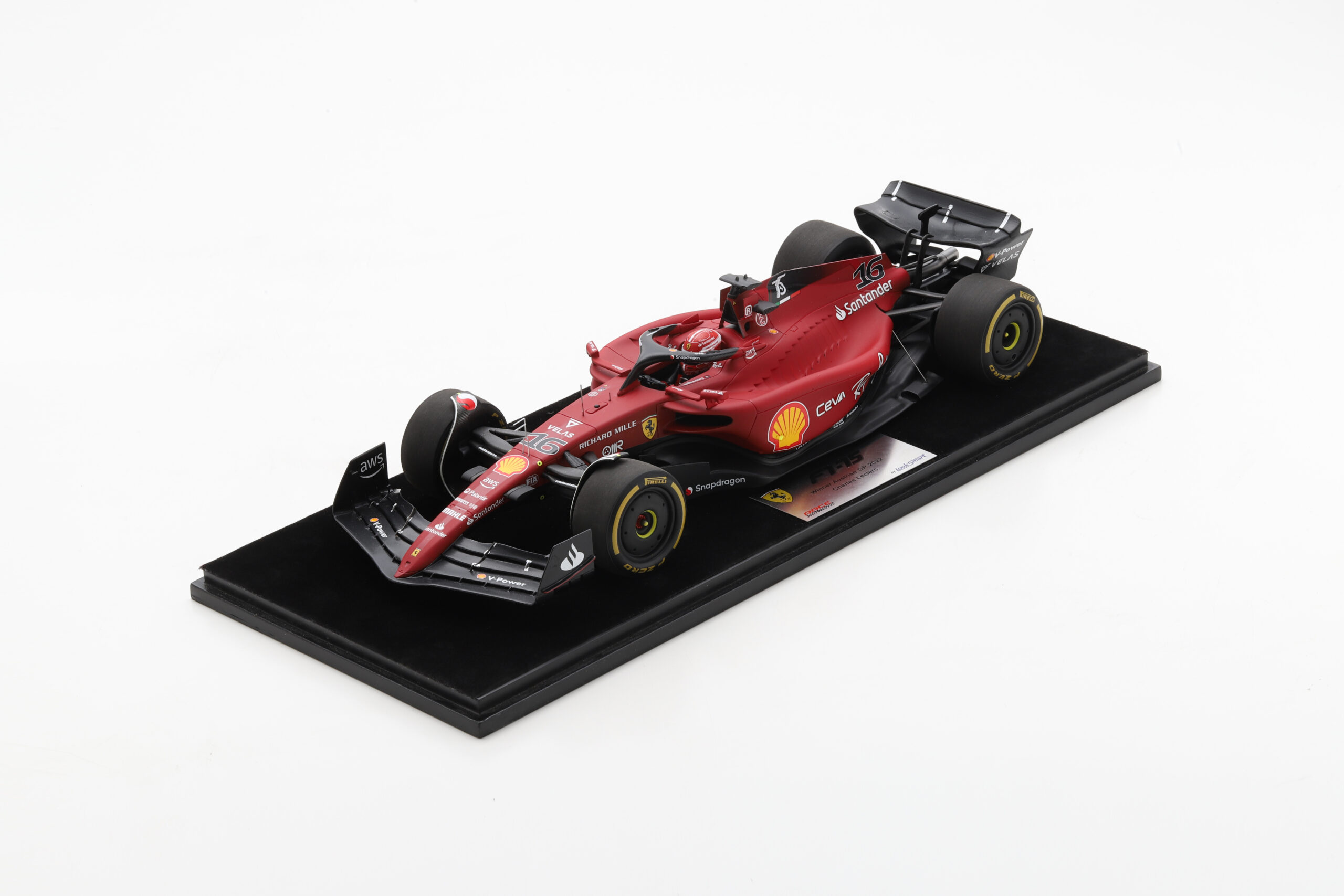MR Collection Ferrari F1-75 Austria GP 2022 Charles Leclerc - Racing Livery | 1:18