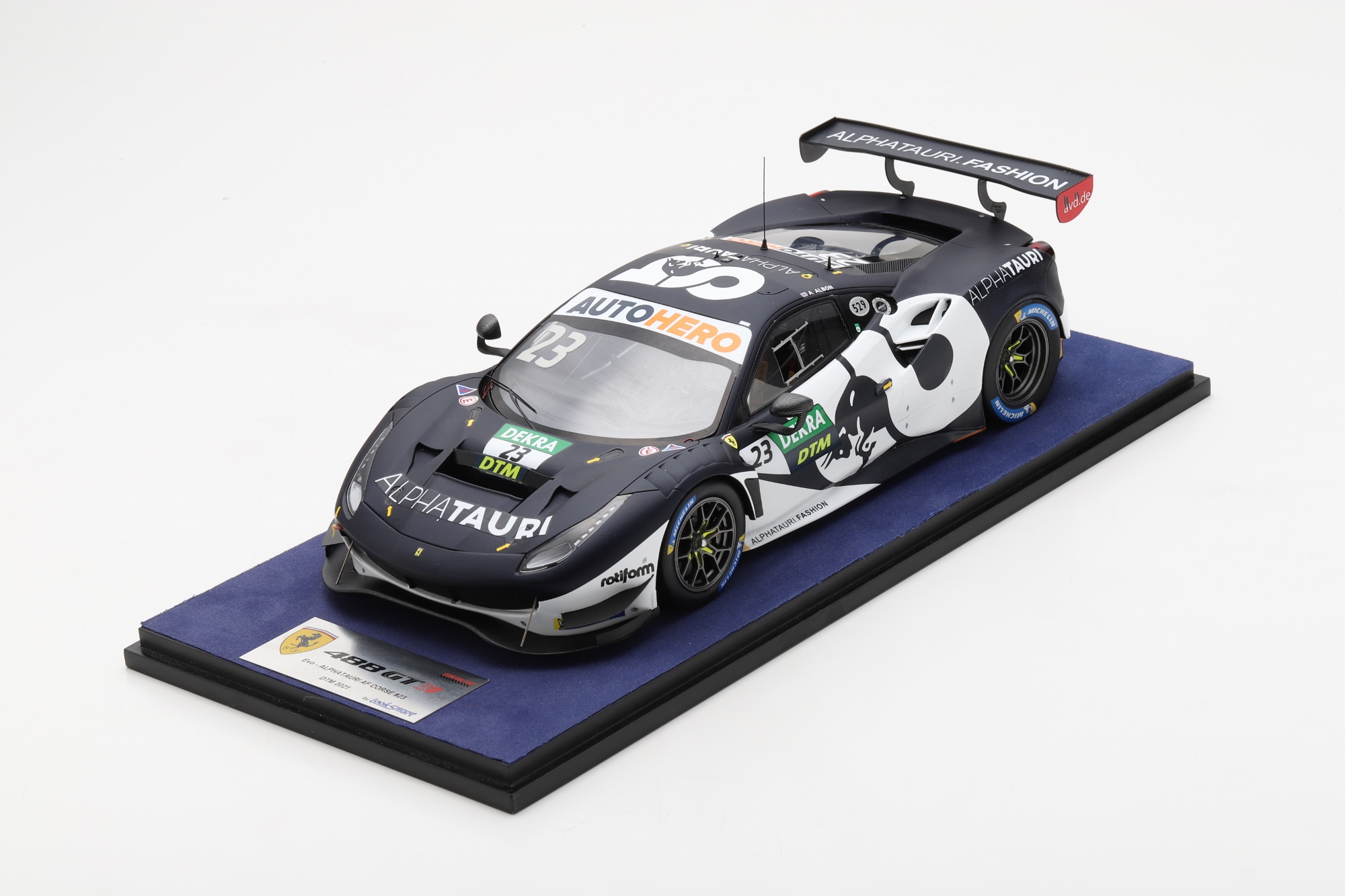 MR Collection Ferrari 488 GT3 Evo N.23 AlphaTauri AF Corse 2021 Albon - Racing Livery | 1:18