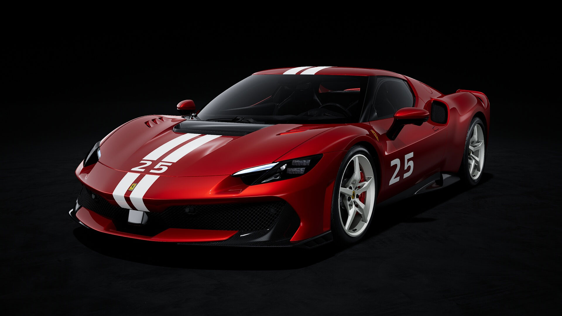 MR Collection Ferrari 296 Speciale - Rosso Portofino with Livery | 1:18