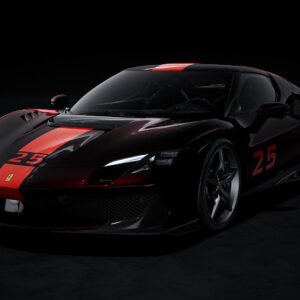 MR Collection Ferrari 296 Speciale - Nero Purosangue with Livery | 1:18