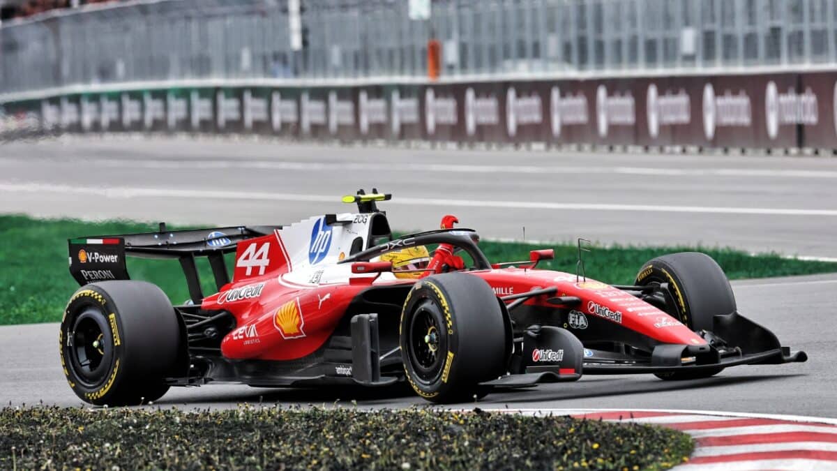 MR Collection Ferrari SF-26 Canadian GP 2026 Lewis Hamilton 2nd Place - Racing Livery | 1:18