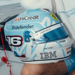 MR Collection Ferrari Charles Leclerc Helm Scuderia Ferrari HP Miami GP 2026 - Race Livery | 1:5