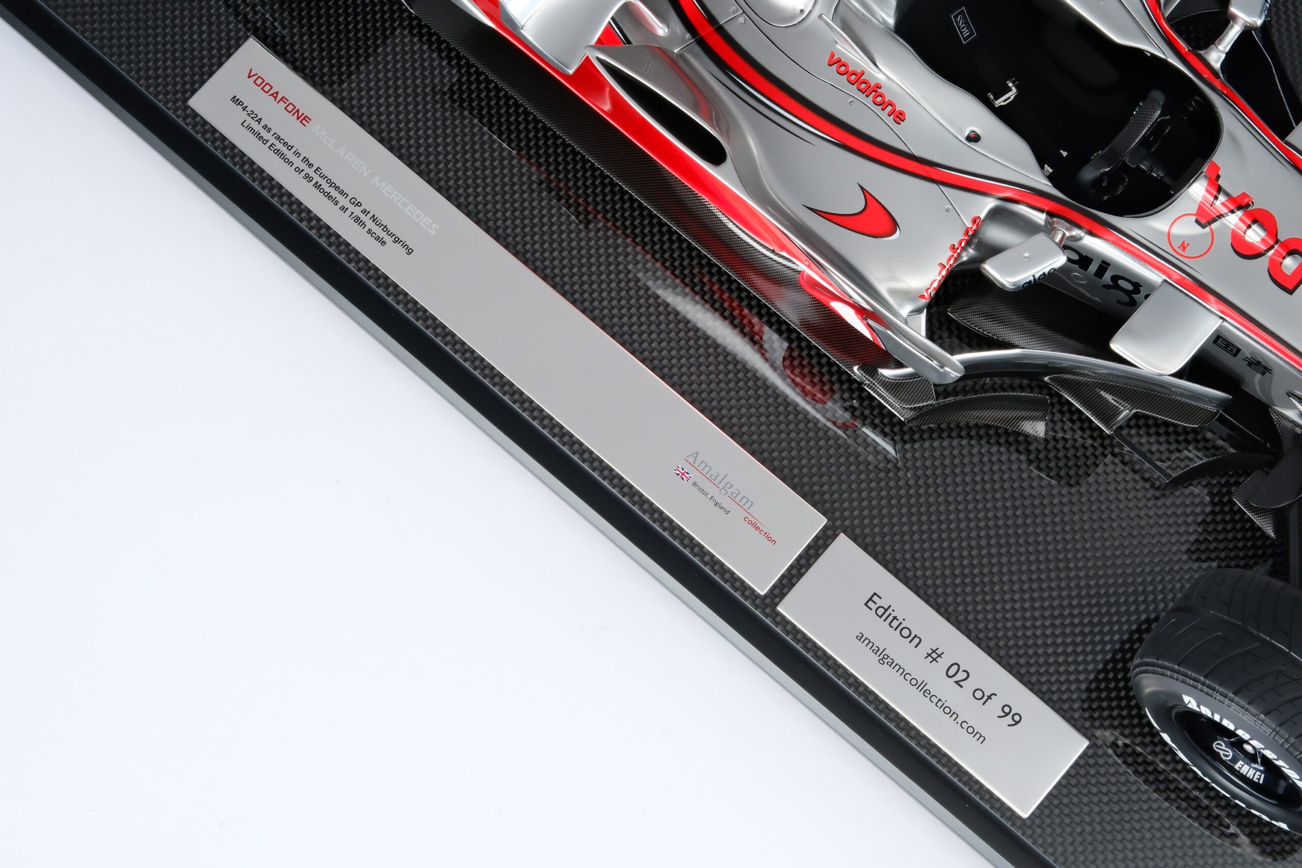 Amalgam McLaren MP4-22 2007 European Grand Prix Alonso - Weiß | 1:8 - Image 18