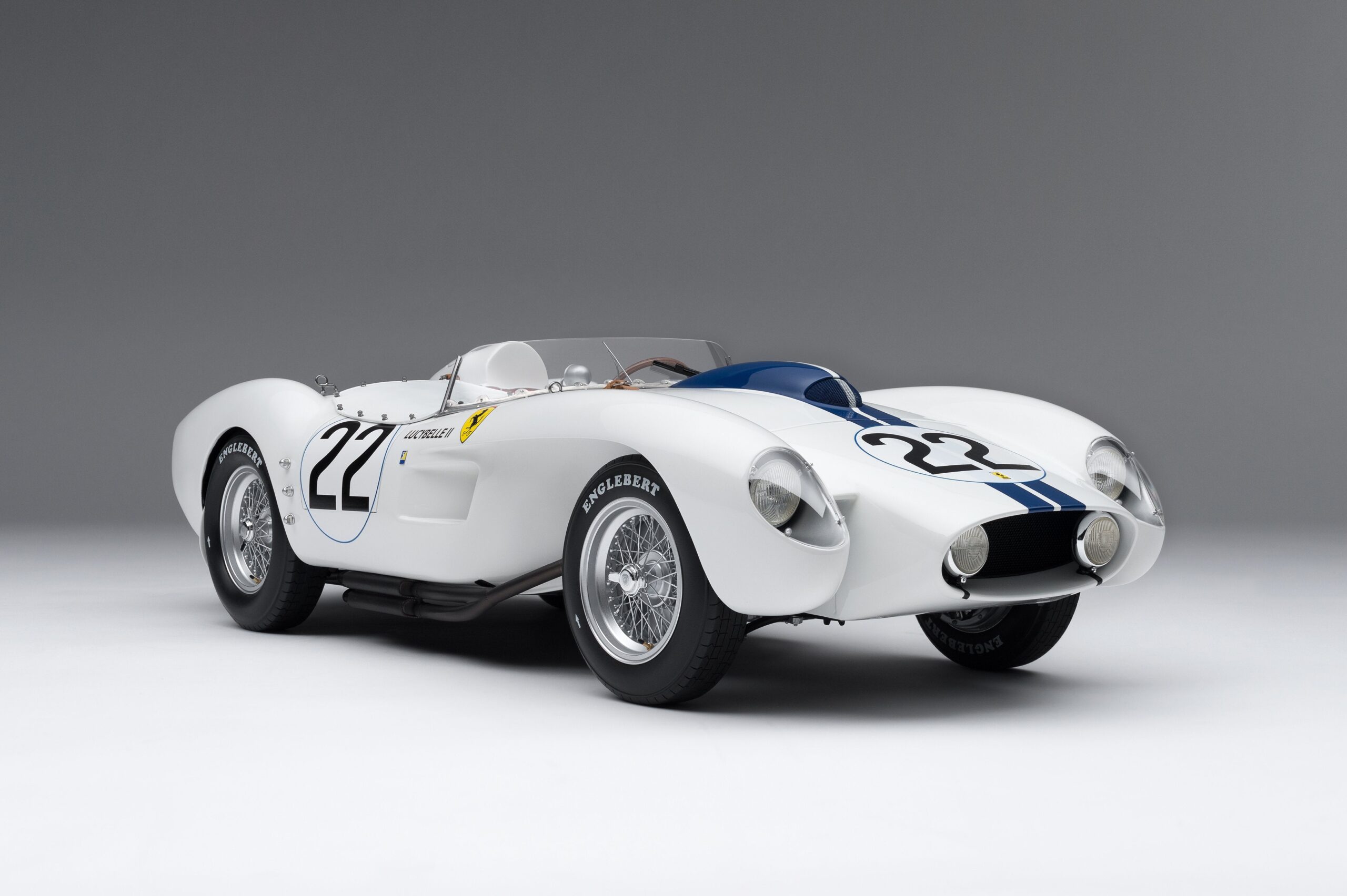 Amalgam Ferrari 250 TR 1958 Le Mans "Lucybelle II" - Weiß | 1:8 – Bild 4
