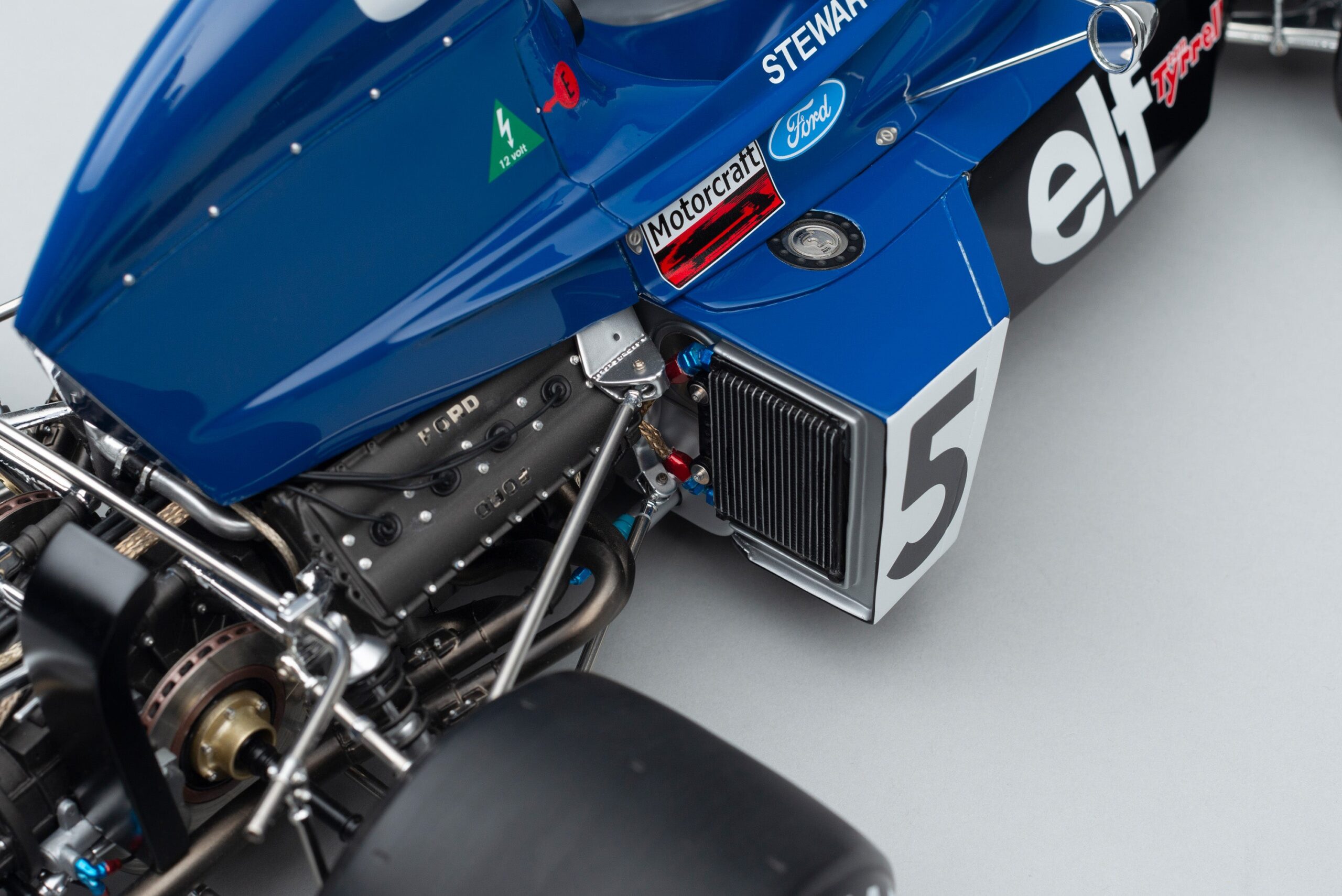 Amalgam Tyrrell 006 1973 Großer Preis von Deutschland (Jackie Stewart) - Blau | 1:8 – Bild 14