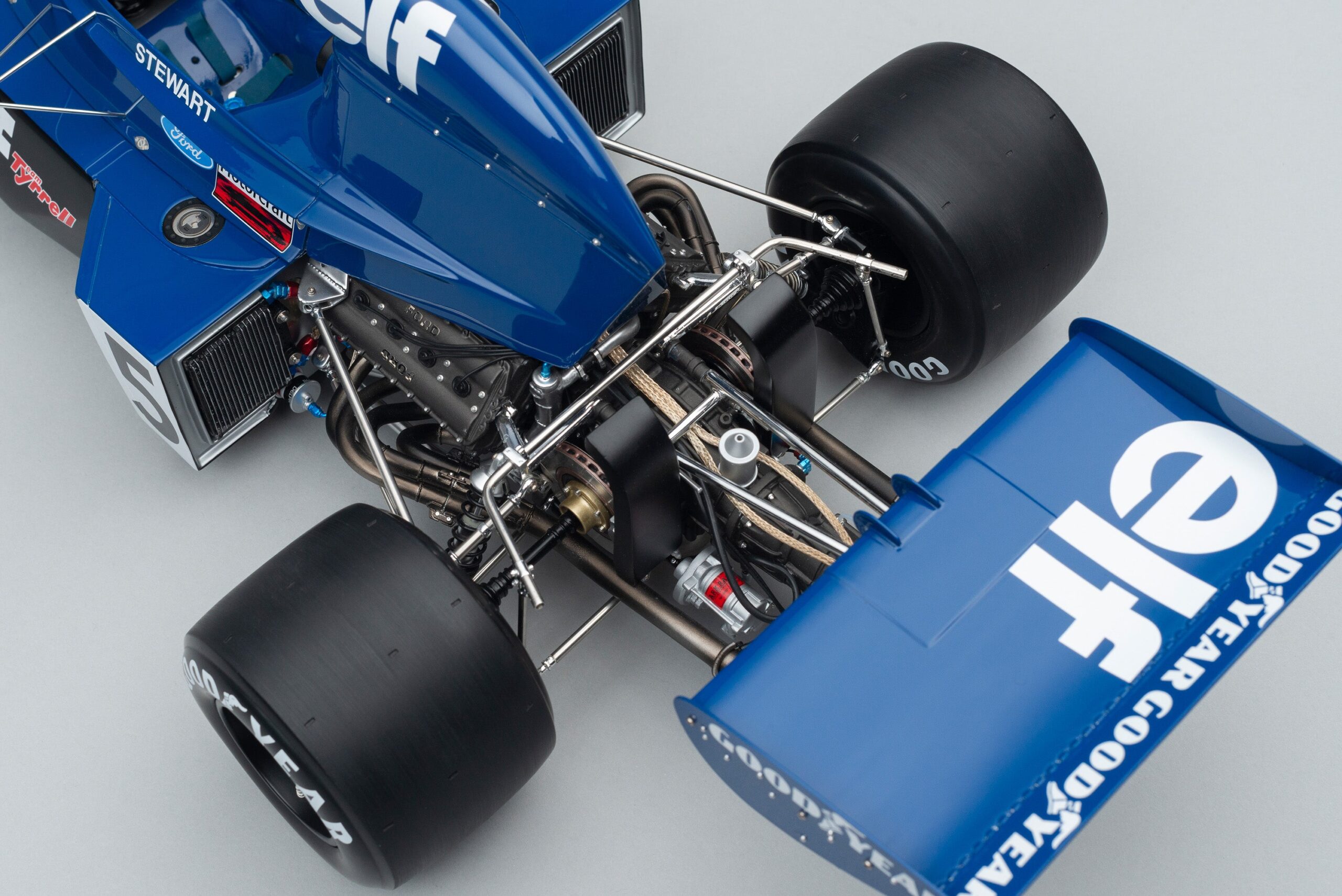 Amalgam Tyrrell 006 1973 Großer Preis von Deutschland (Jackie Stewart) - Blau | 1:8 – Bild 15
