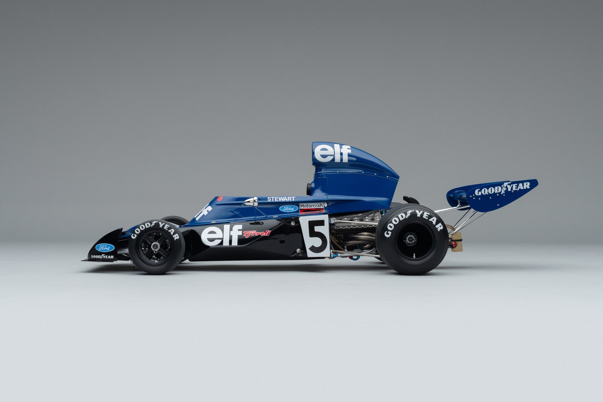 Amalgam Tyrrell 006 1973 Großer Preis von Deutschland (Jackie Stewart) - Blau | 1:8 – Bild 9