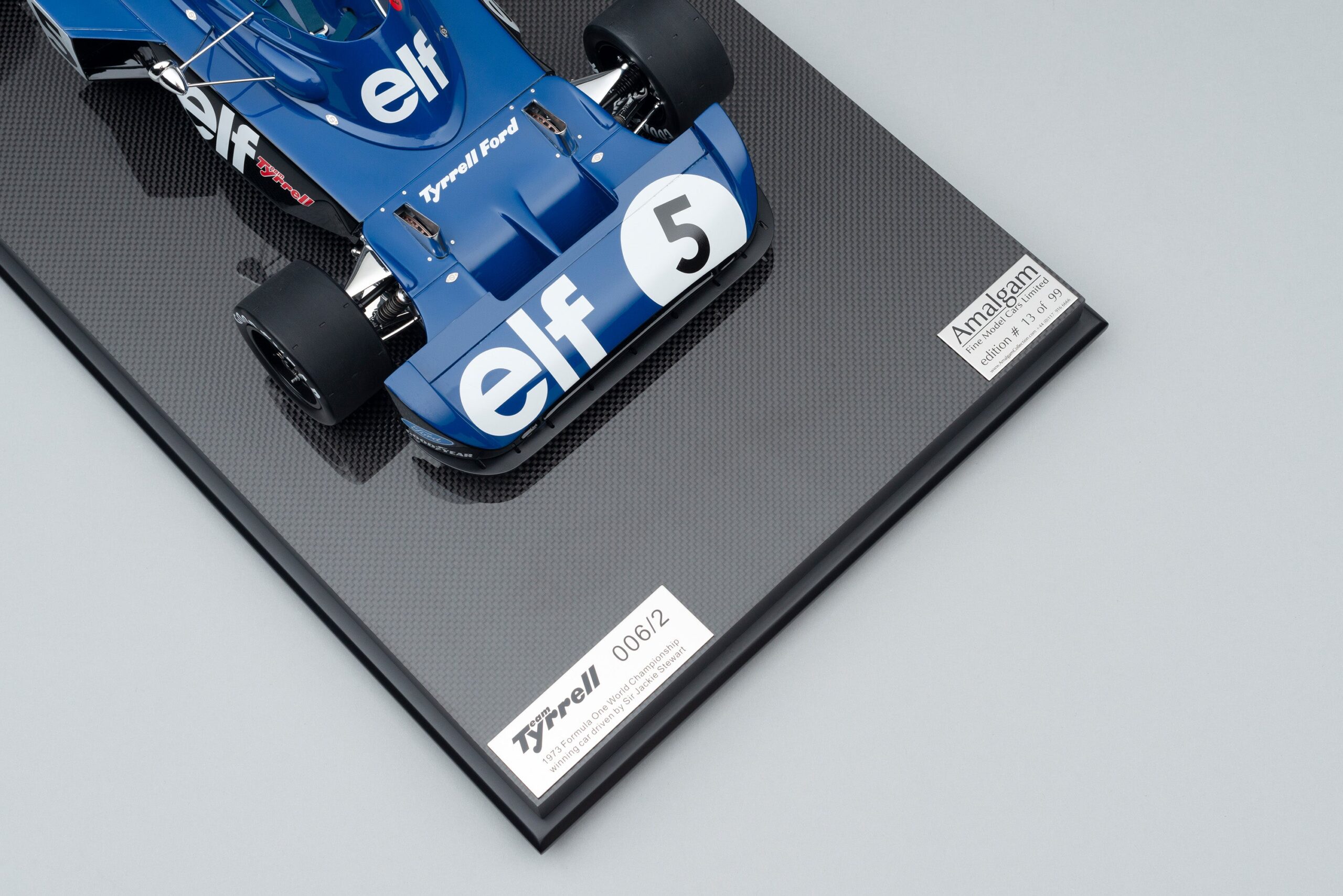 Amalgam Tyrrell 006 1973 Großer Preis von Deutschland (Jackie Stewart) - Blau | 1:8 – Bild 19