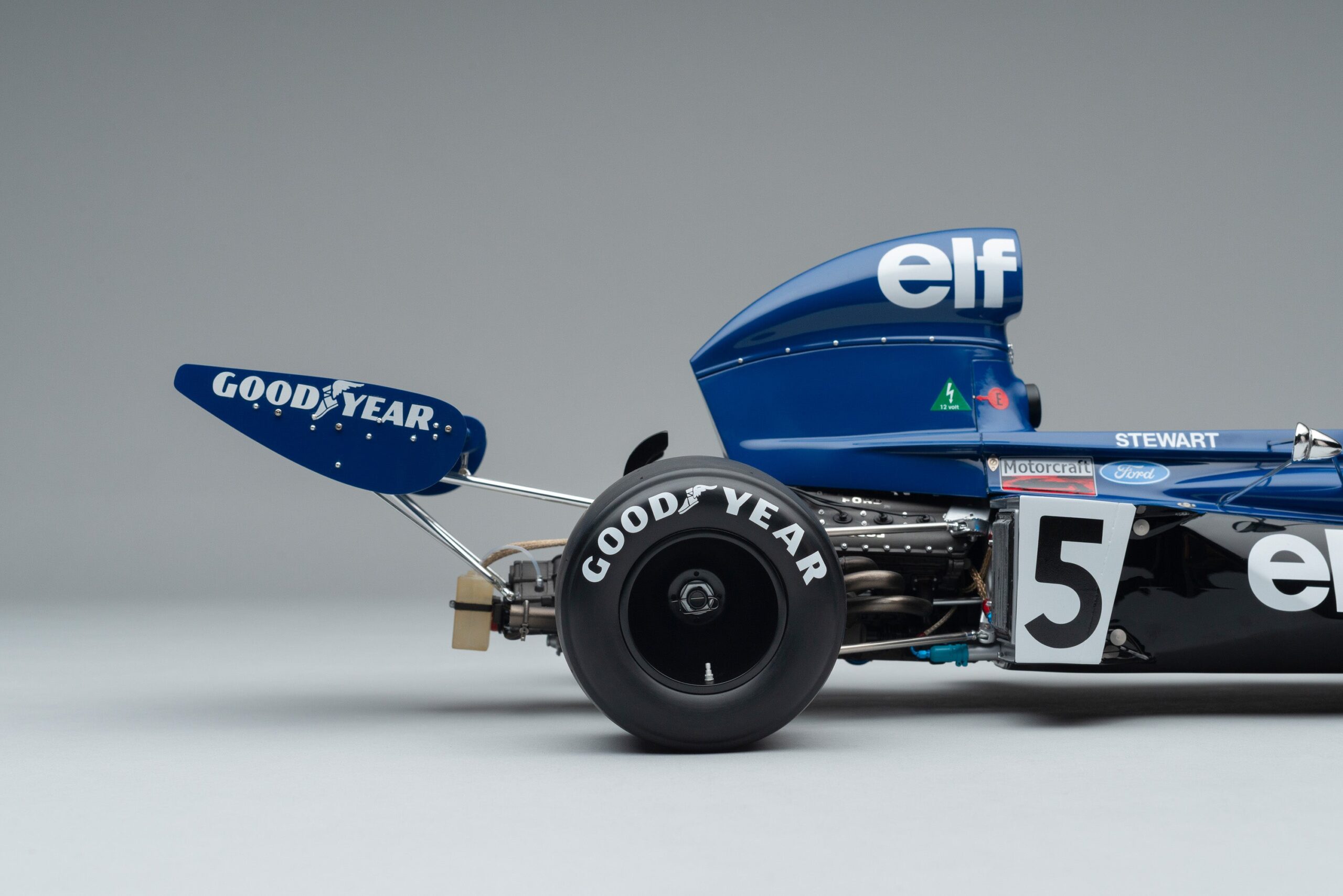 Amalgam Tyrrell 006 1973 Großer Preis von Deutschland (Jackie Stewart) - Blau | 1:8 – Bild 12
