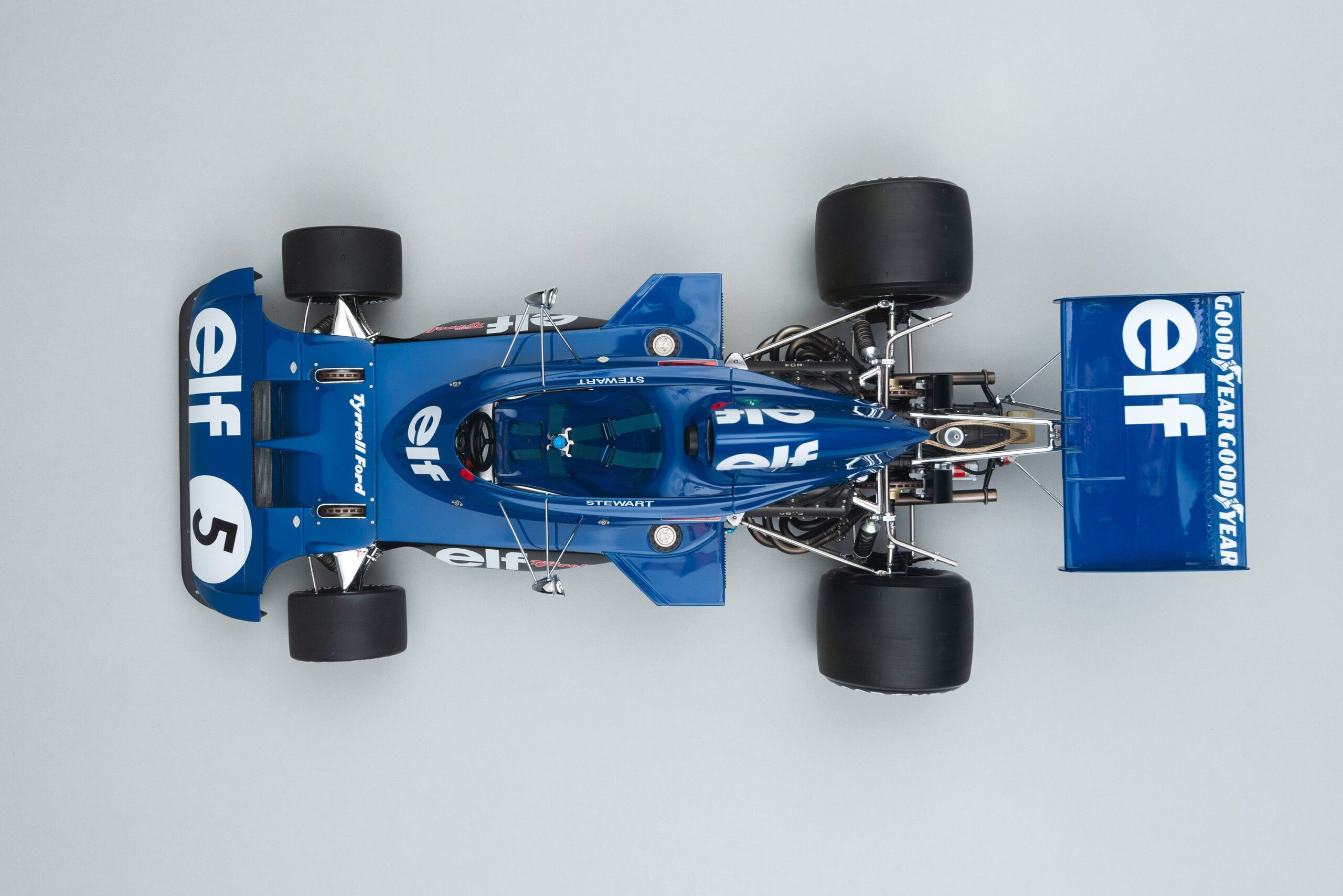 Amalgam Tyrrell 006 1973 Großer Preis von Deutschland (Jackie Stewart) - Blau | 1:8 – Bild 6