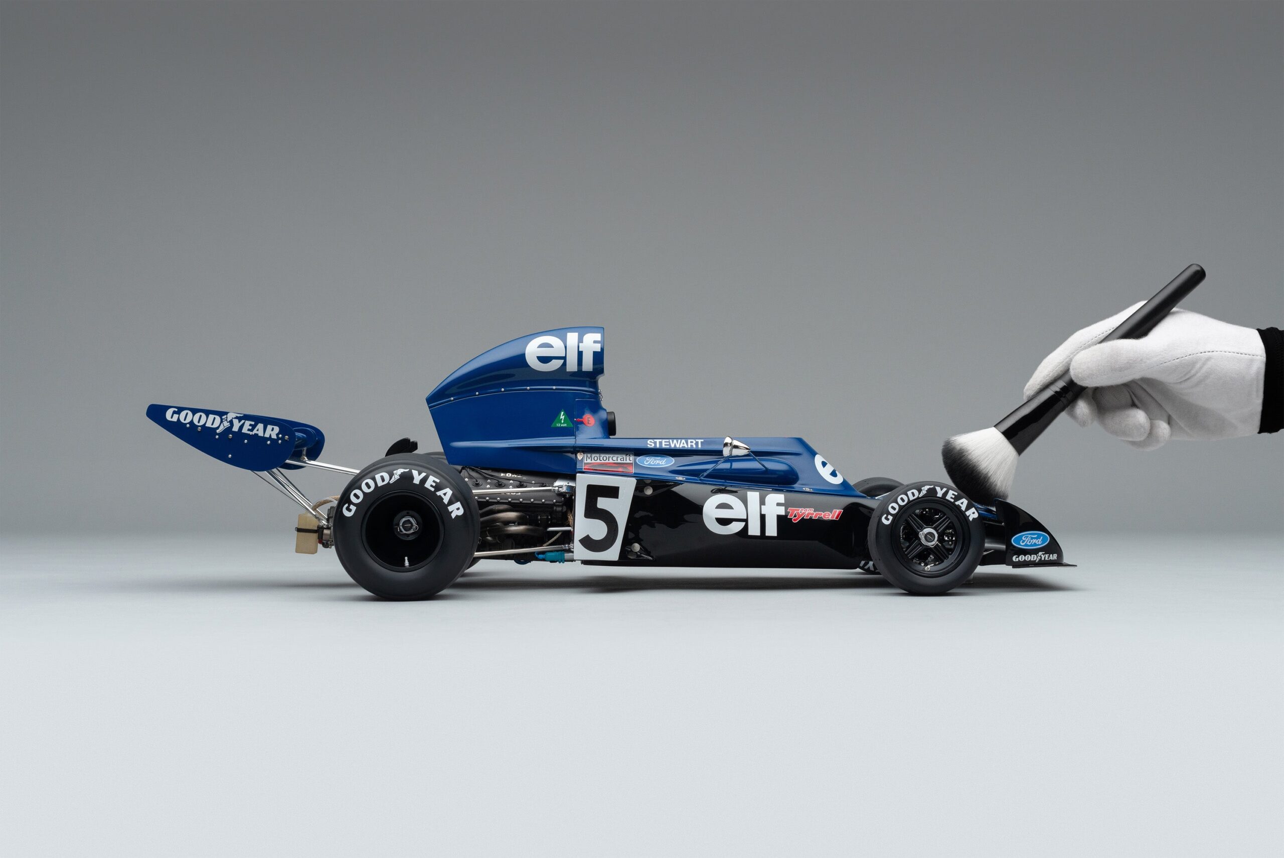 Amalgam Tyrrell 006 1973 Großer Preis von Deutschland (Jackie Stewart) - Blau | 1:8 – Bild 3
