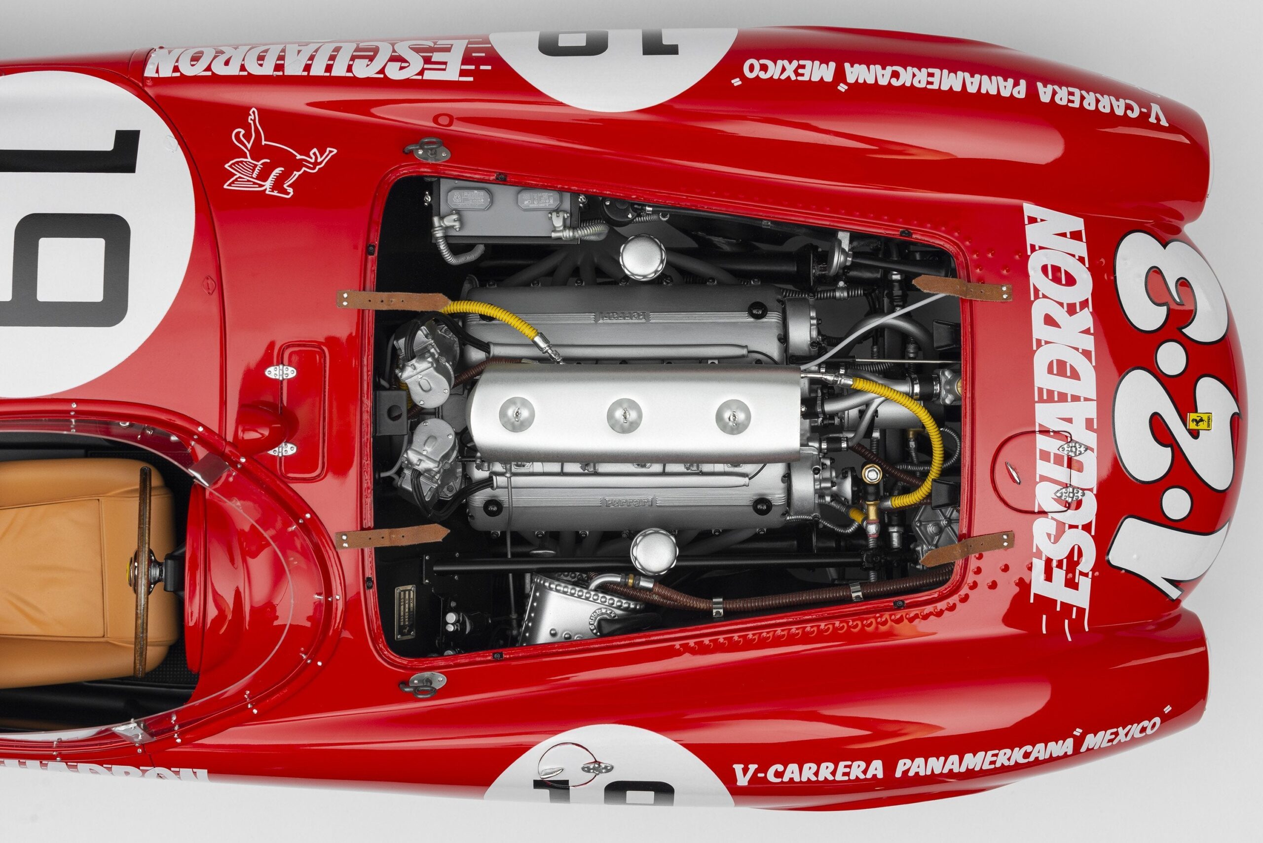 Amalgam Ferrari 375 Plus 1954 Carrera Panamericana Winner Maglioli - Rot | 1:8 - 画像6