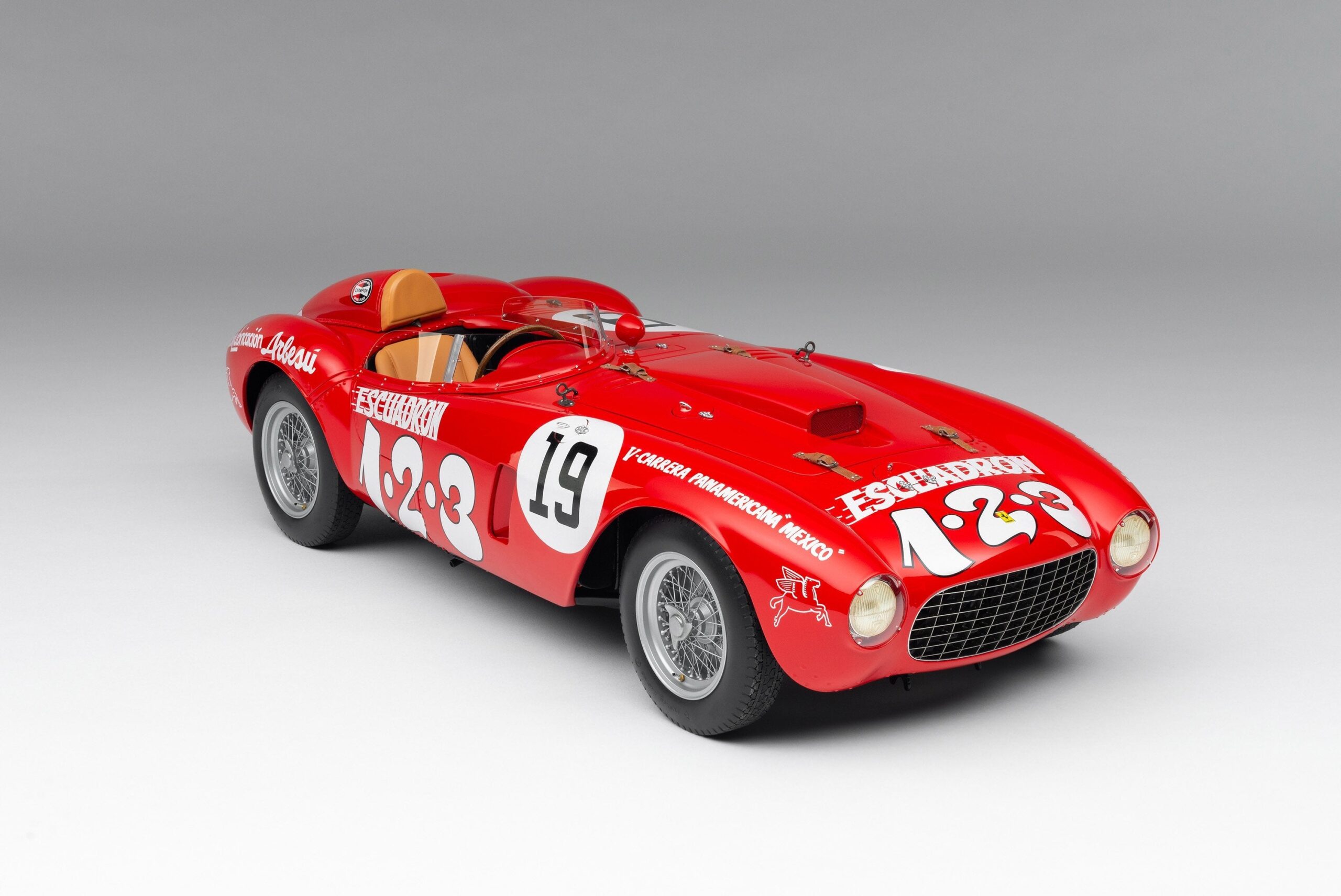 Amalgam Ferrari 375 Plus 1954 Carrera Panamericana Winner Maglioli - Rot | 1:8 - 画像12