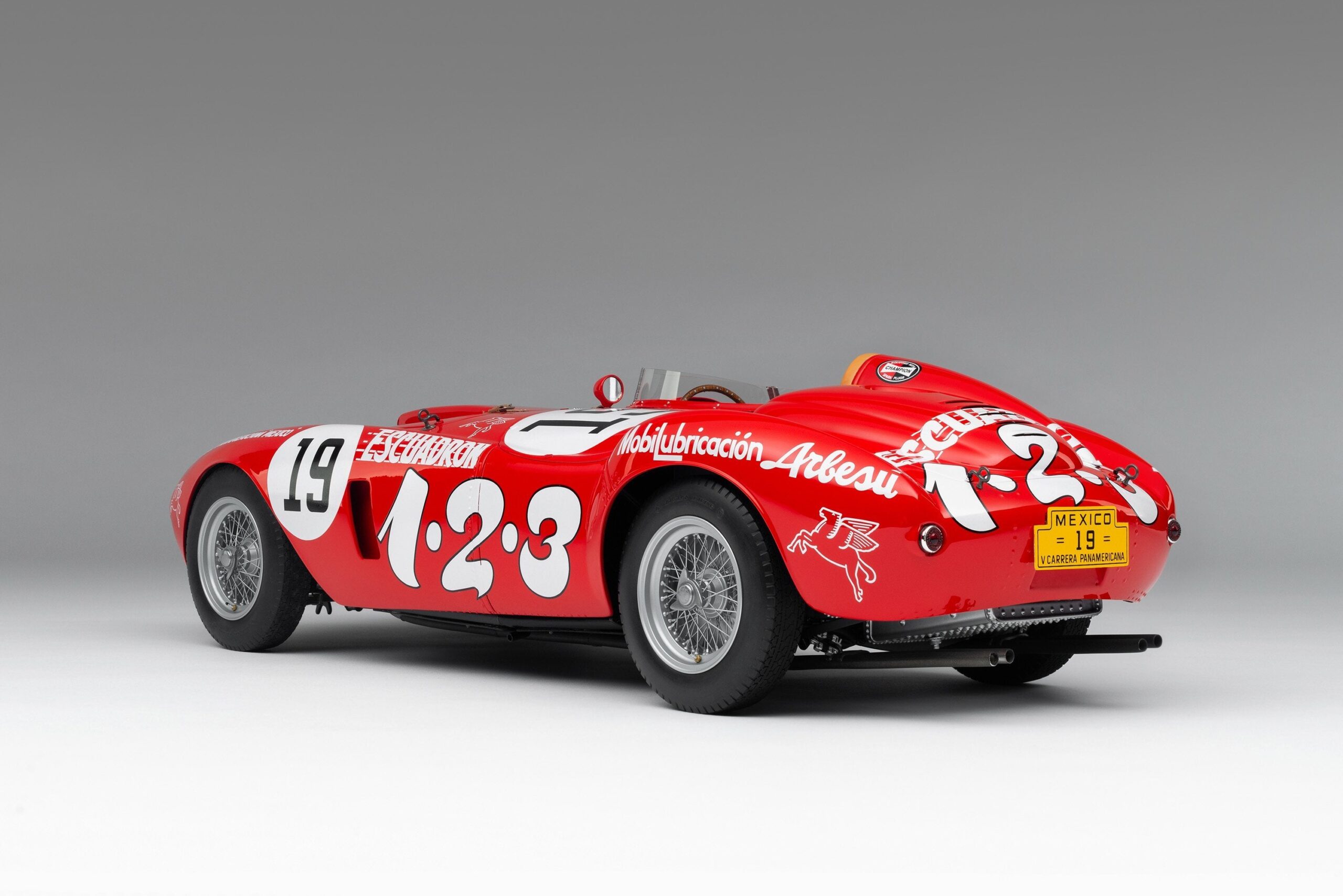 Amalgam Ferrari 375 Plus 1954 Carrera Panamericana Winner Maglioli - Rot | 1:8 - 画像13