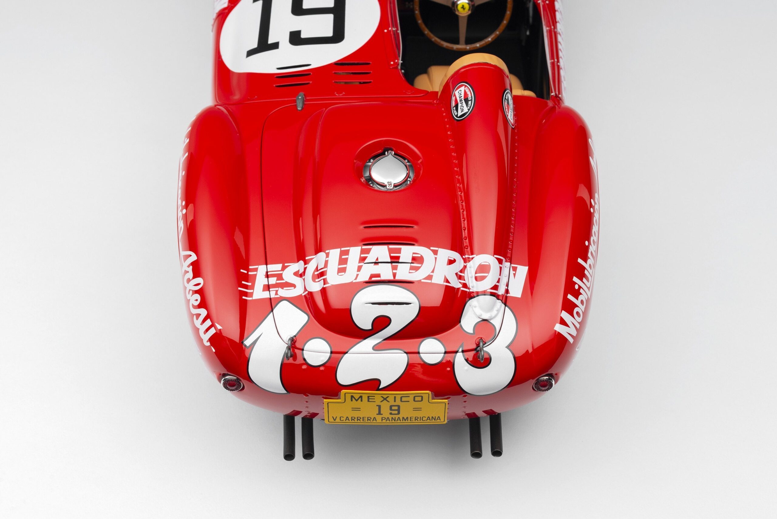 Amalgam Ferrari 375 Plus 1954 Carrera Panamericana Winner Maglioli - Rot | 1:8 - 画像14